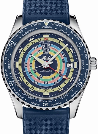 Ocean Star Decompression Worldtimer GMT Blue - Special Edition Ref. M026.829.17.041.00
