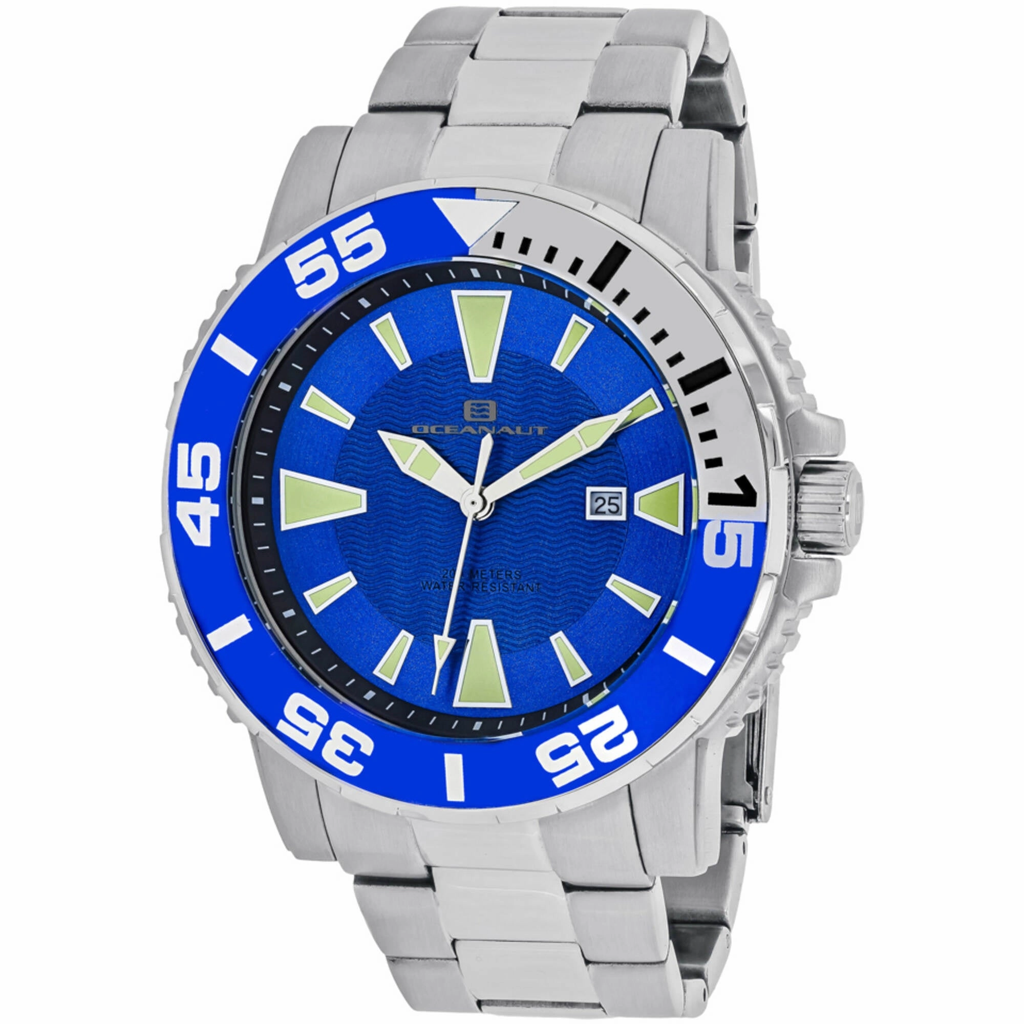 Oceanaut Men's Watch - Marletta Quartz Blue Dial Stainless Steel Bracelet | OC2913