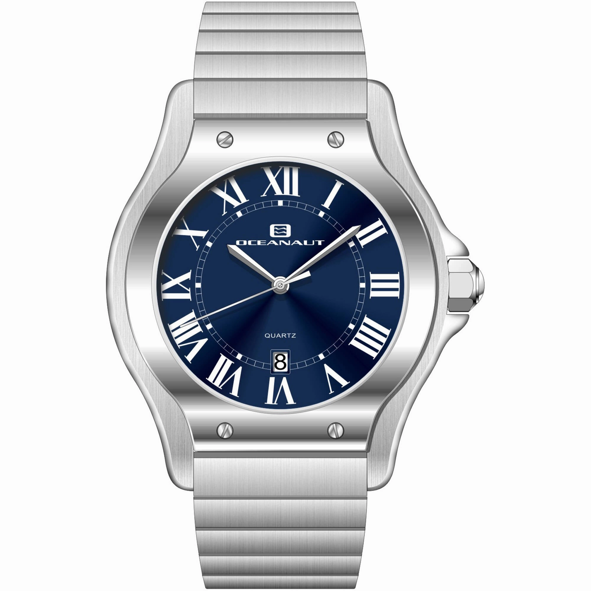 Oceanaut Men's Watch - Rayonner Quartz Blue Dial Stainless Steel Bracelet | OC1391