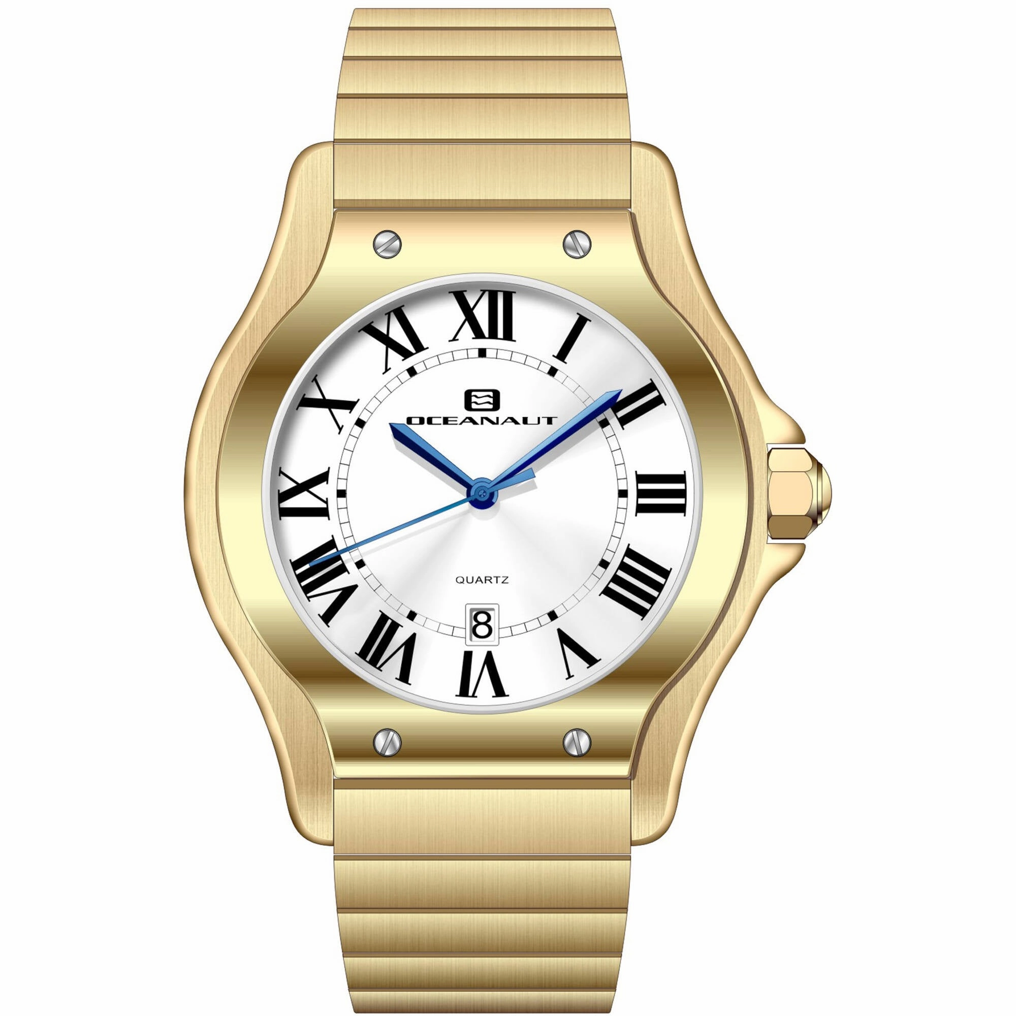 Oceanaut Men's Watch - Rayonner Silver Dial Plated Stainless Steel Bracelet | OC1394