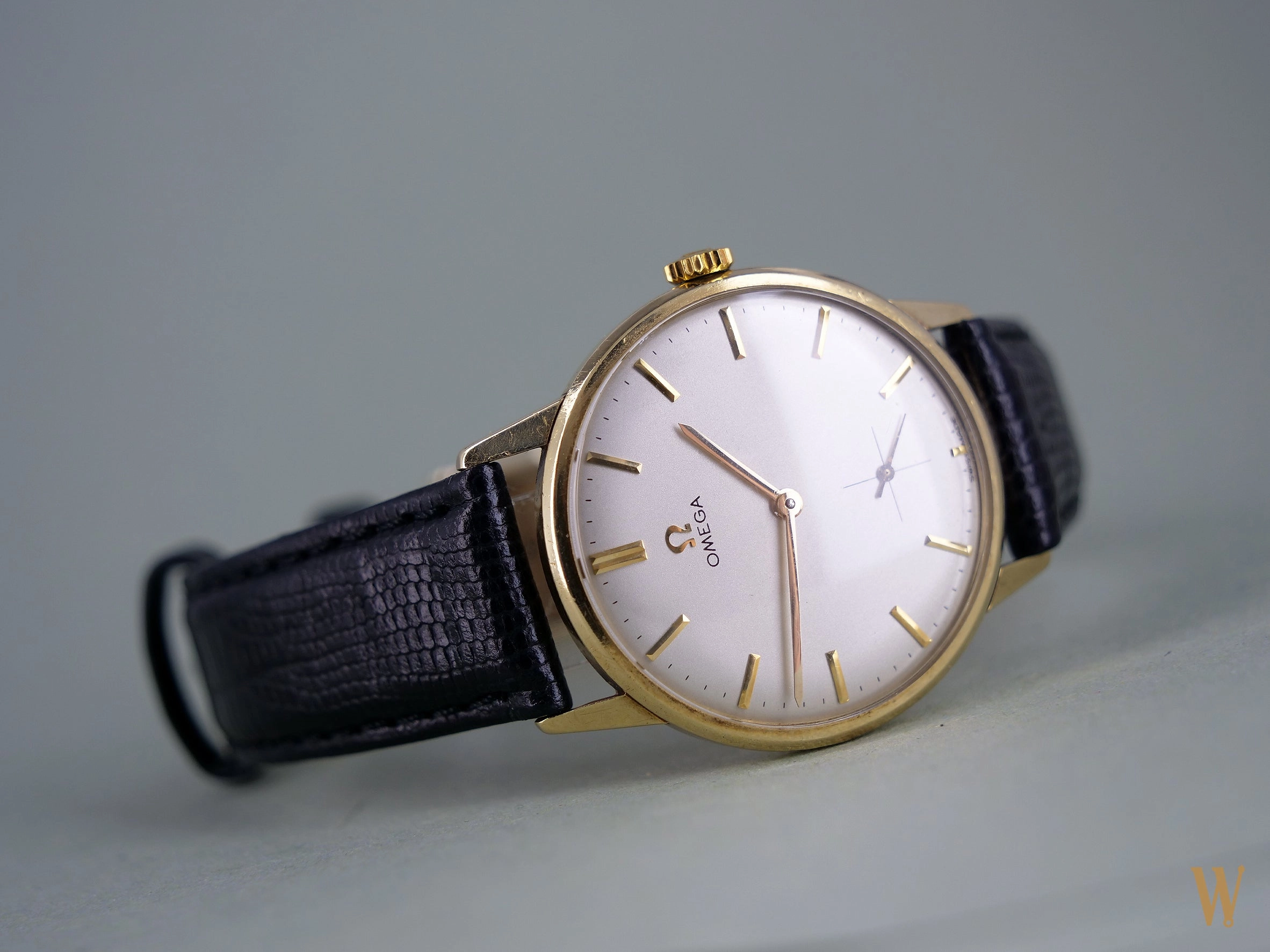Omega 14ct gold dress watch