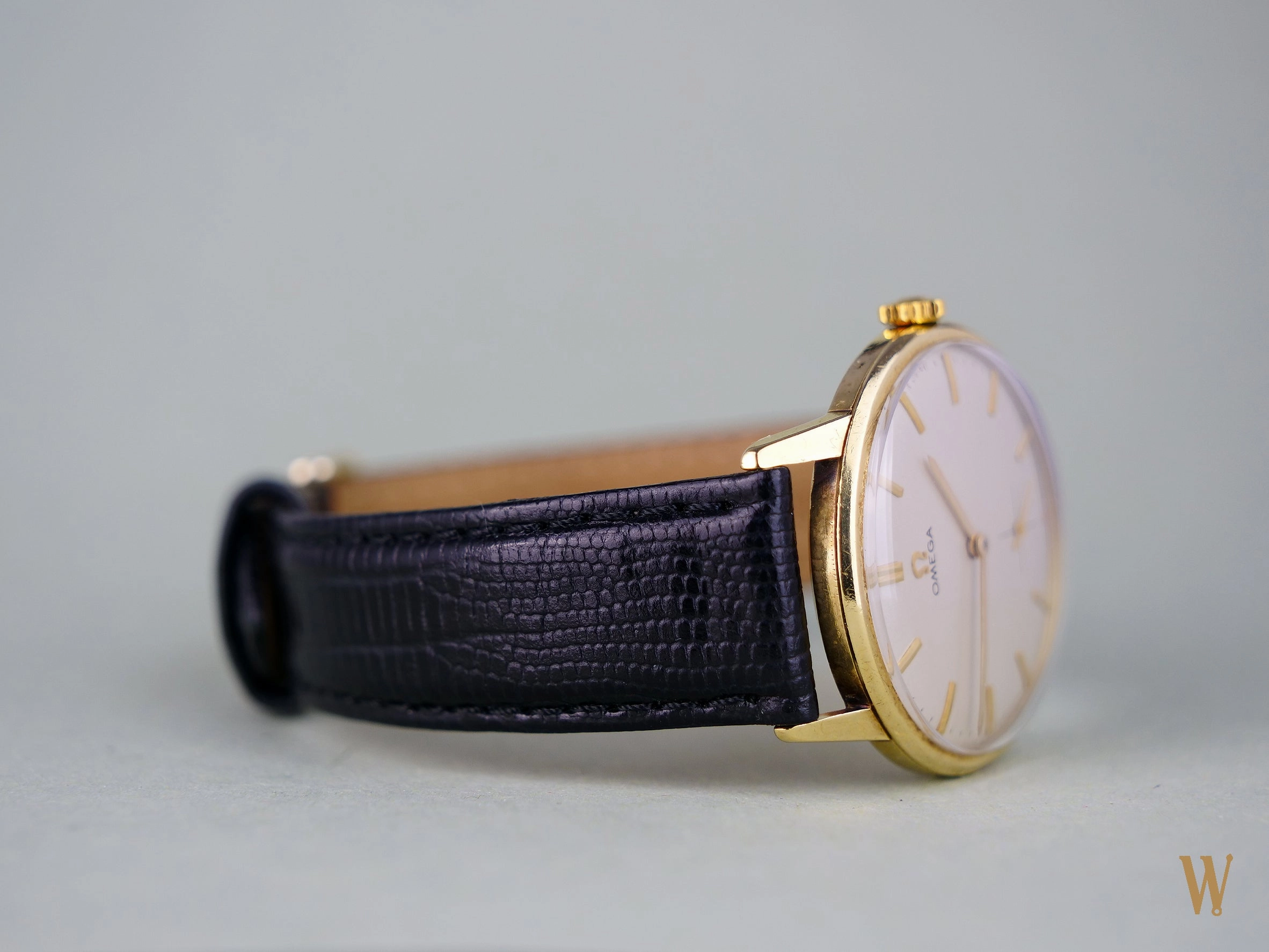 Omega 14ct gold dress watch