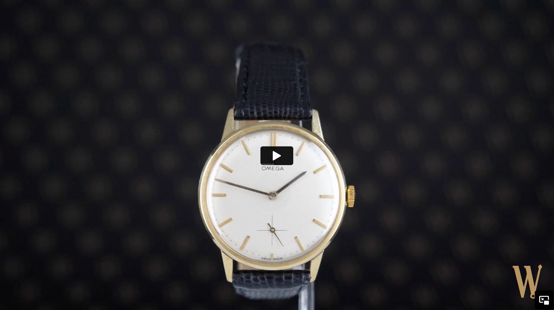 Omega 14ct gold dress watch