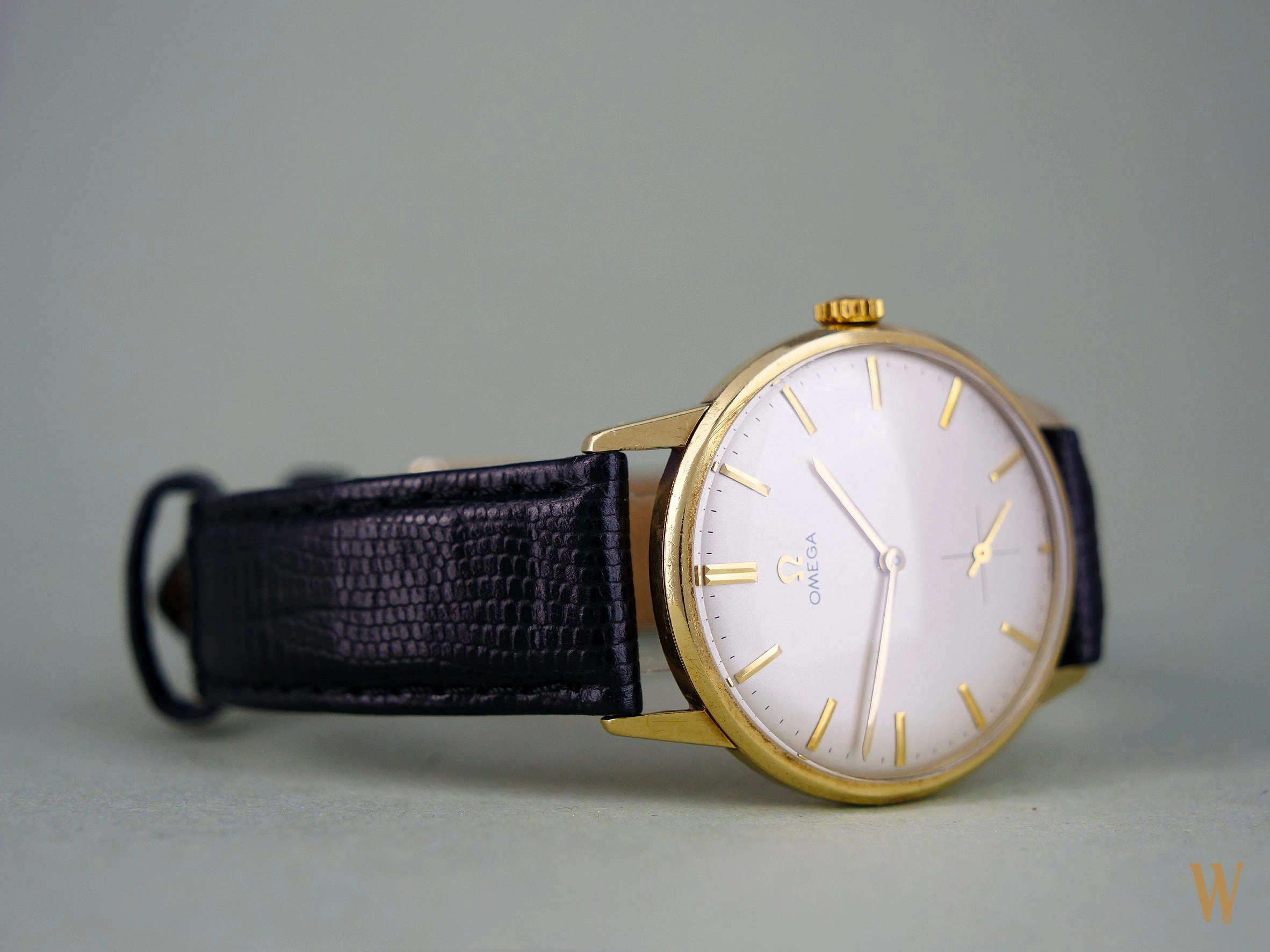 Omega 14ct gold dress watch