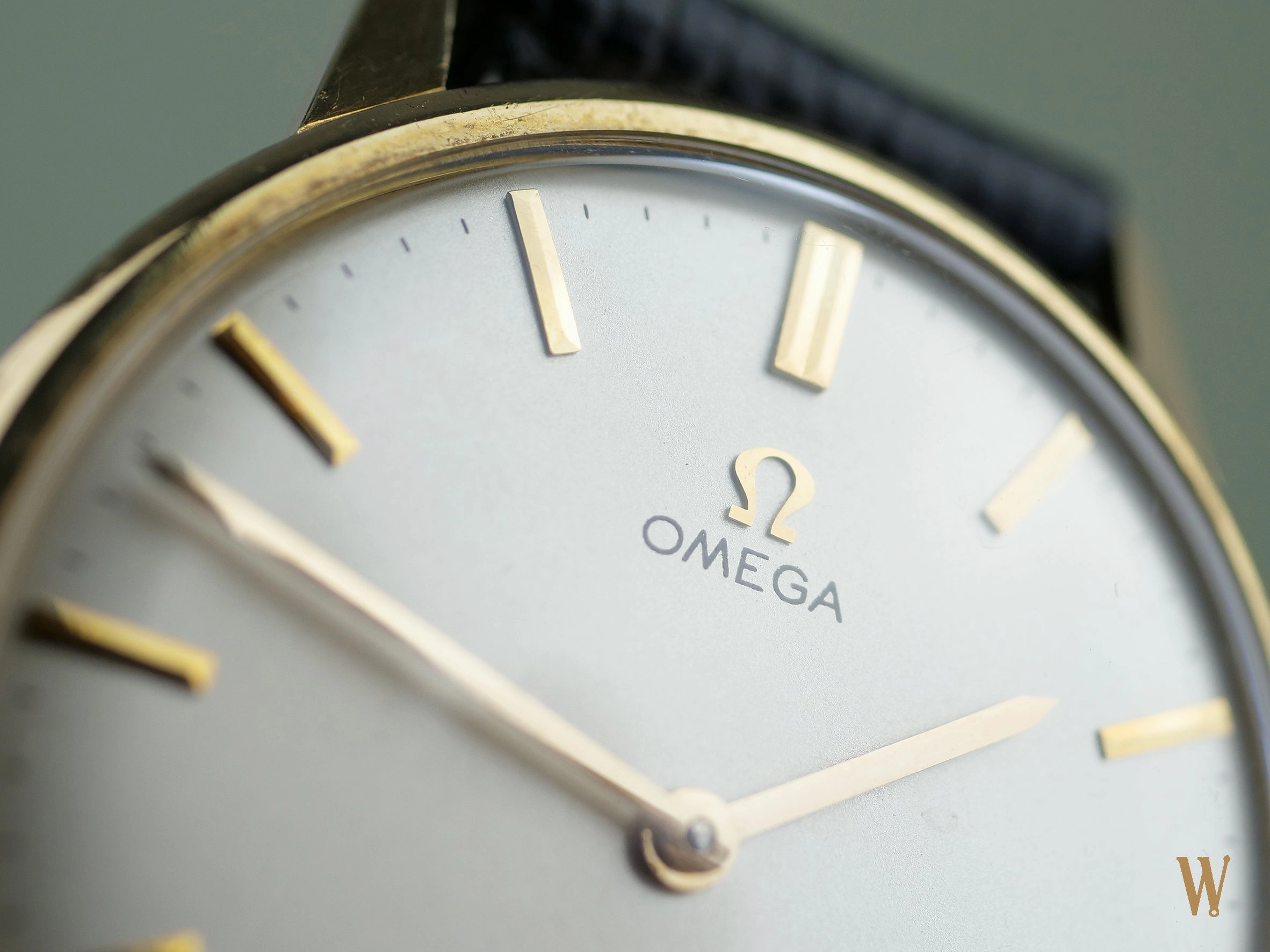 Omega 14ct gold dress watch