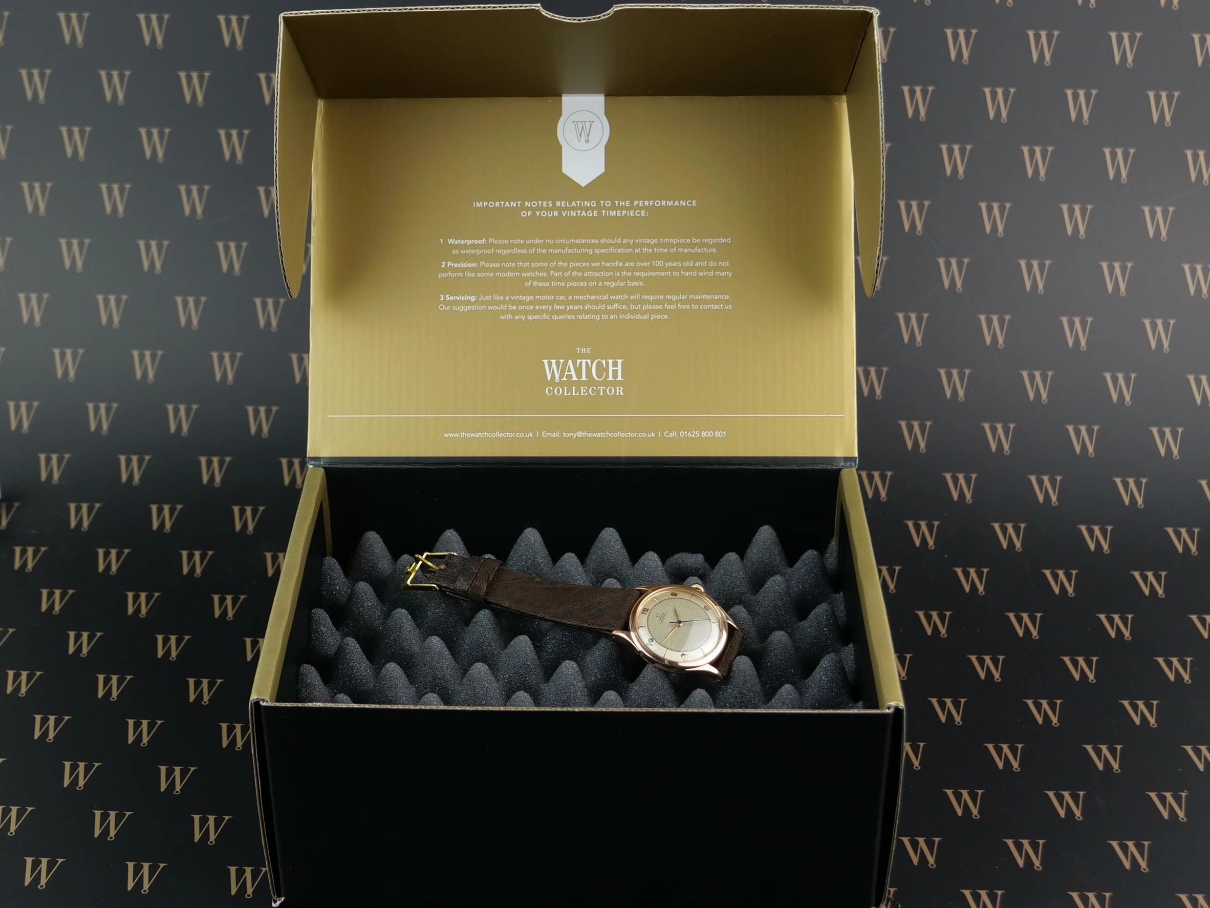 Omega 14ct rose Gold Automatic Gents Dress Watch
