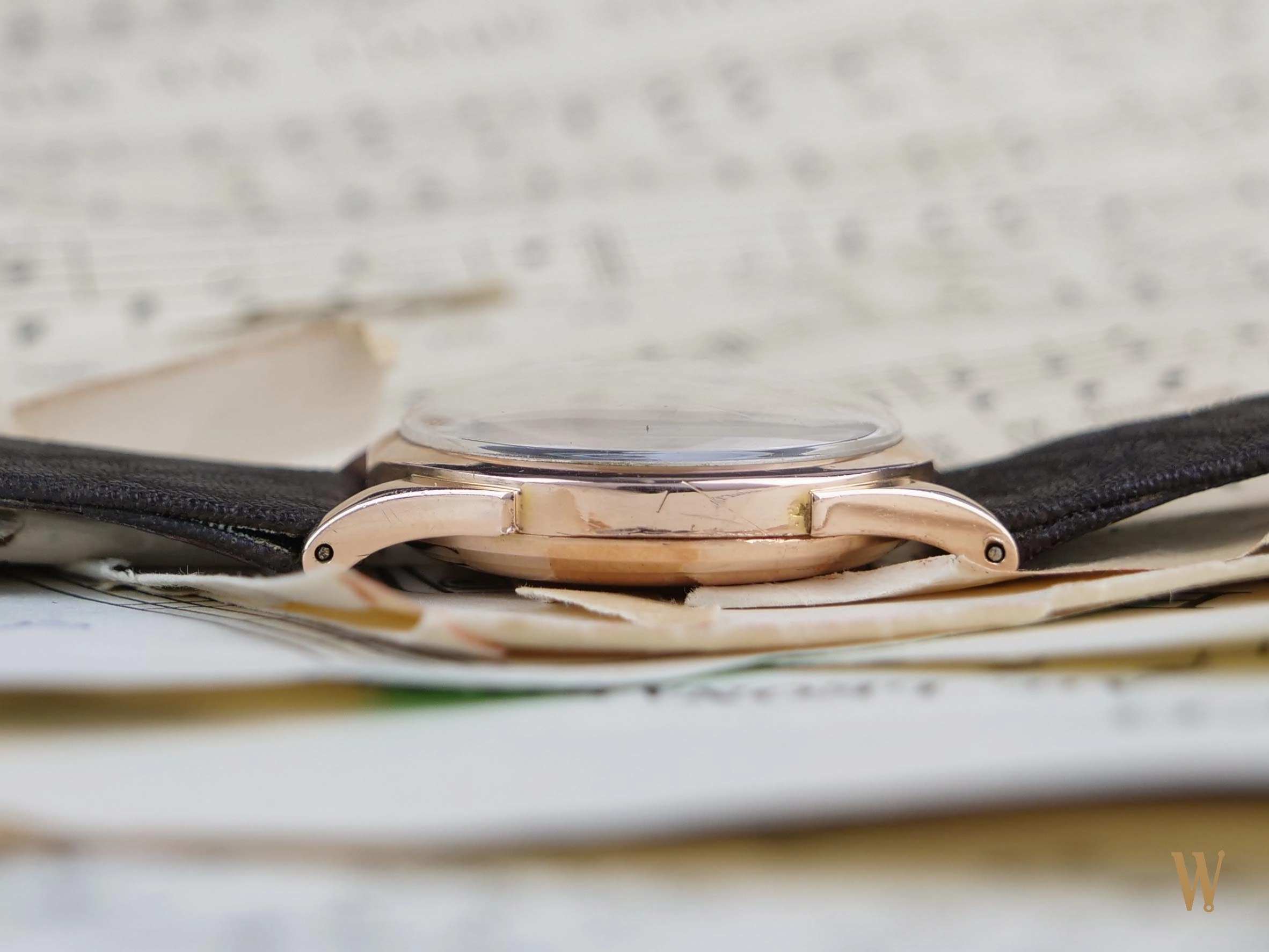 Omega 14ct rose Gold Automatic Gents Dress Watch