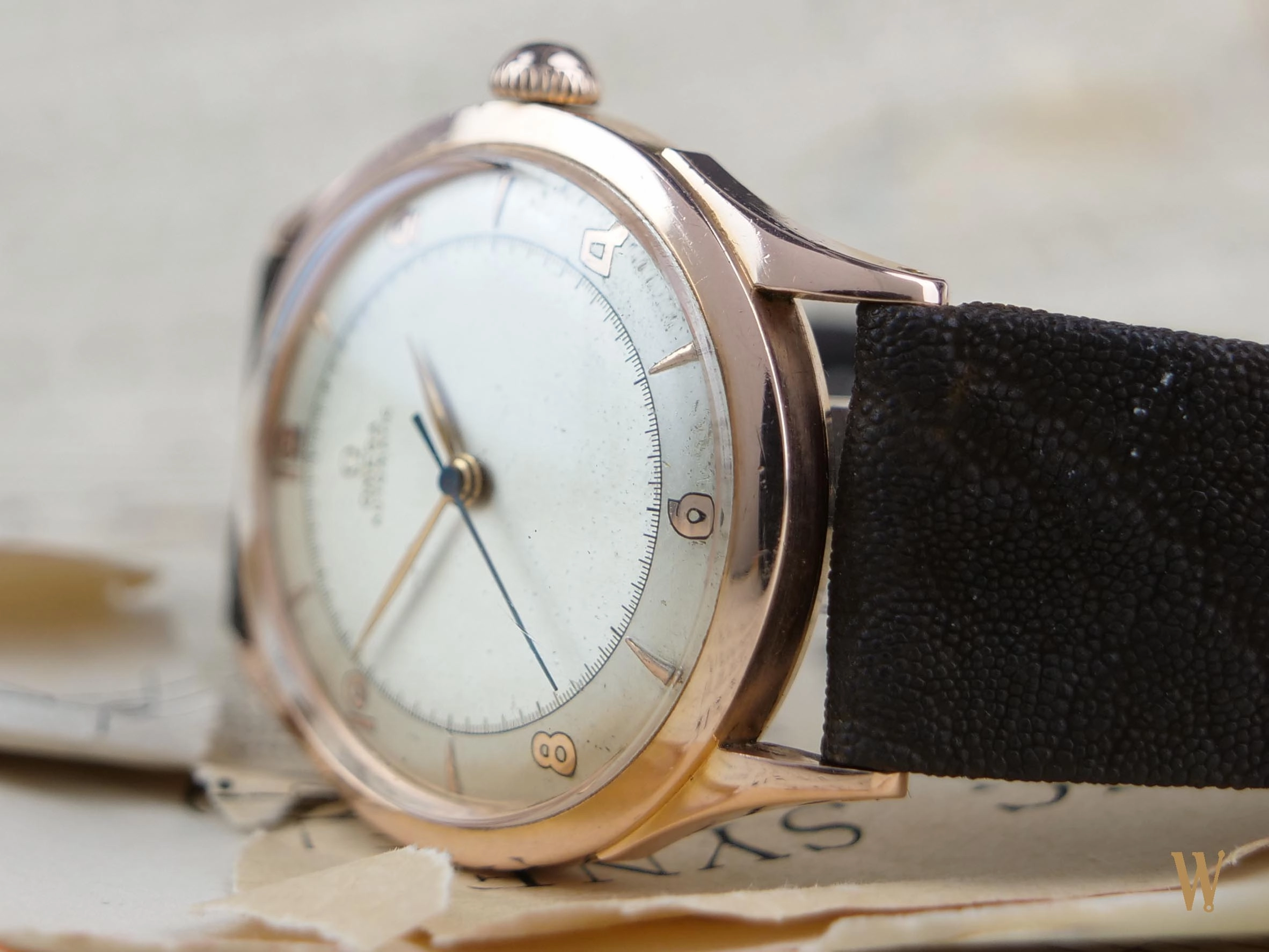 Omega 14ct rose Gold Automatic Gents Dress Watch