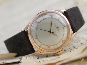 Omega 14ct rose Gold Automatic Gents Dress Watch
