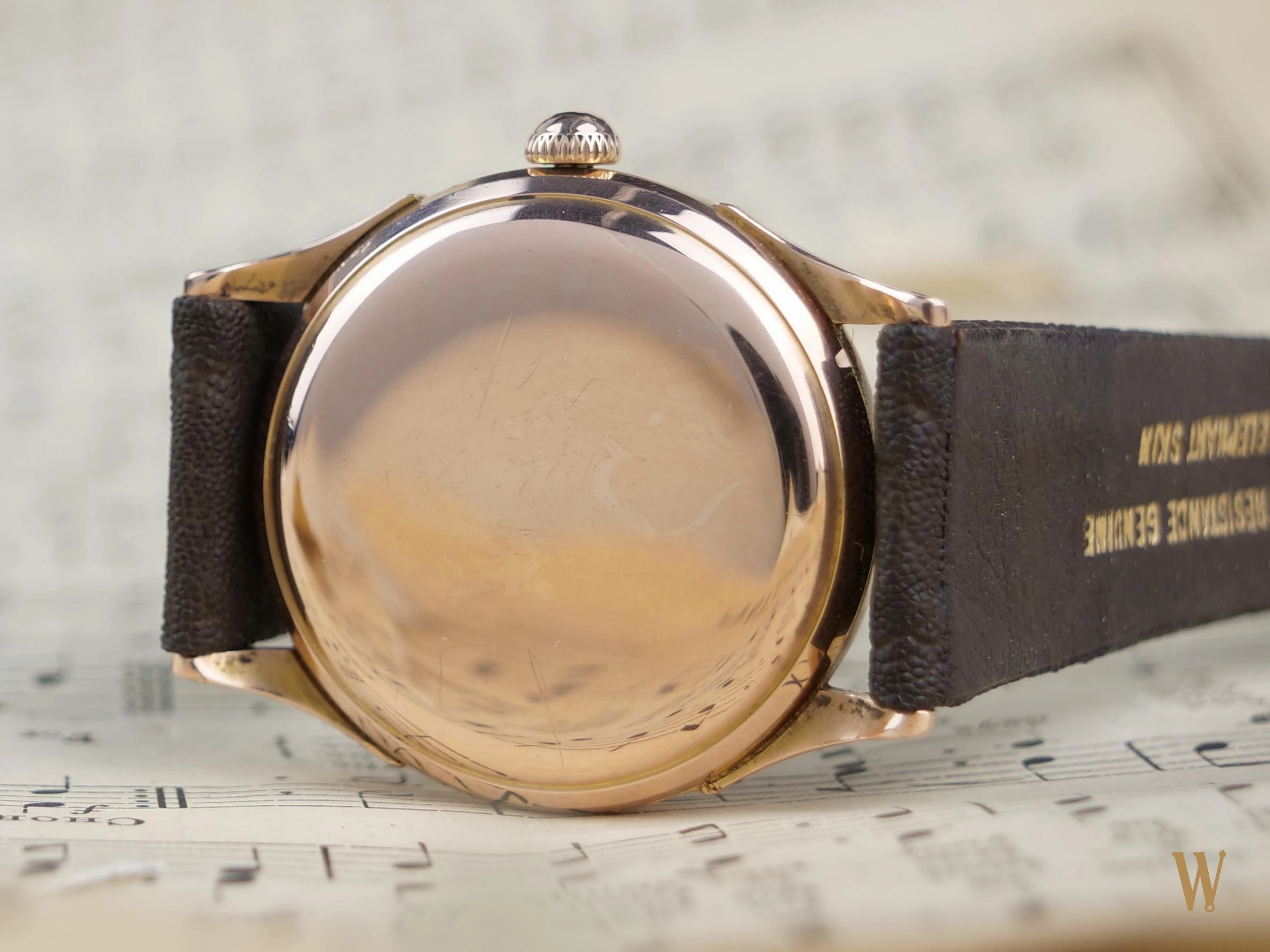 Omega 14ct rose Gold Automatic Gents Dress Watch