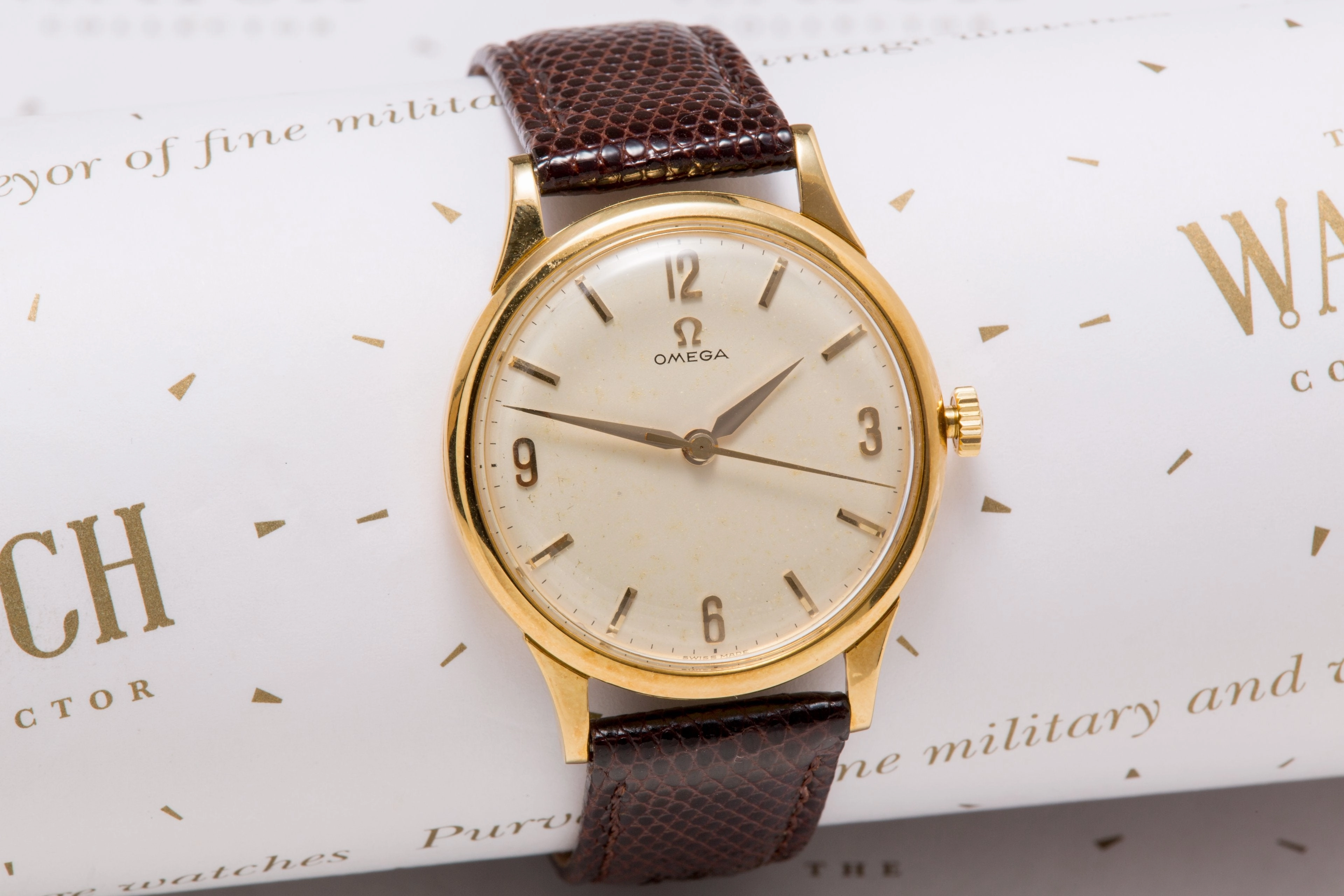 Omega 18ct Gold - Sold