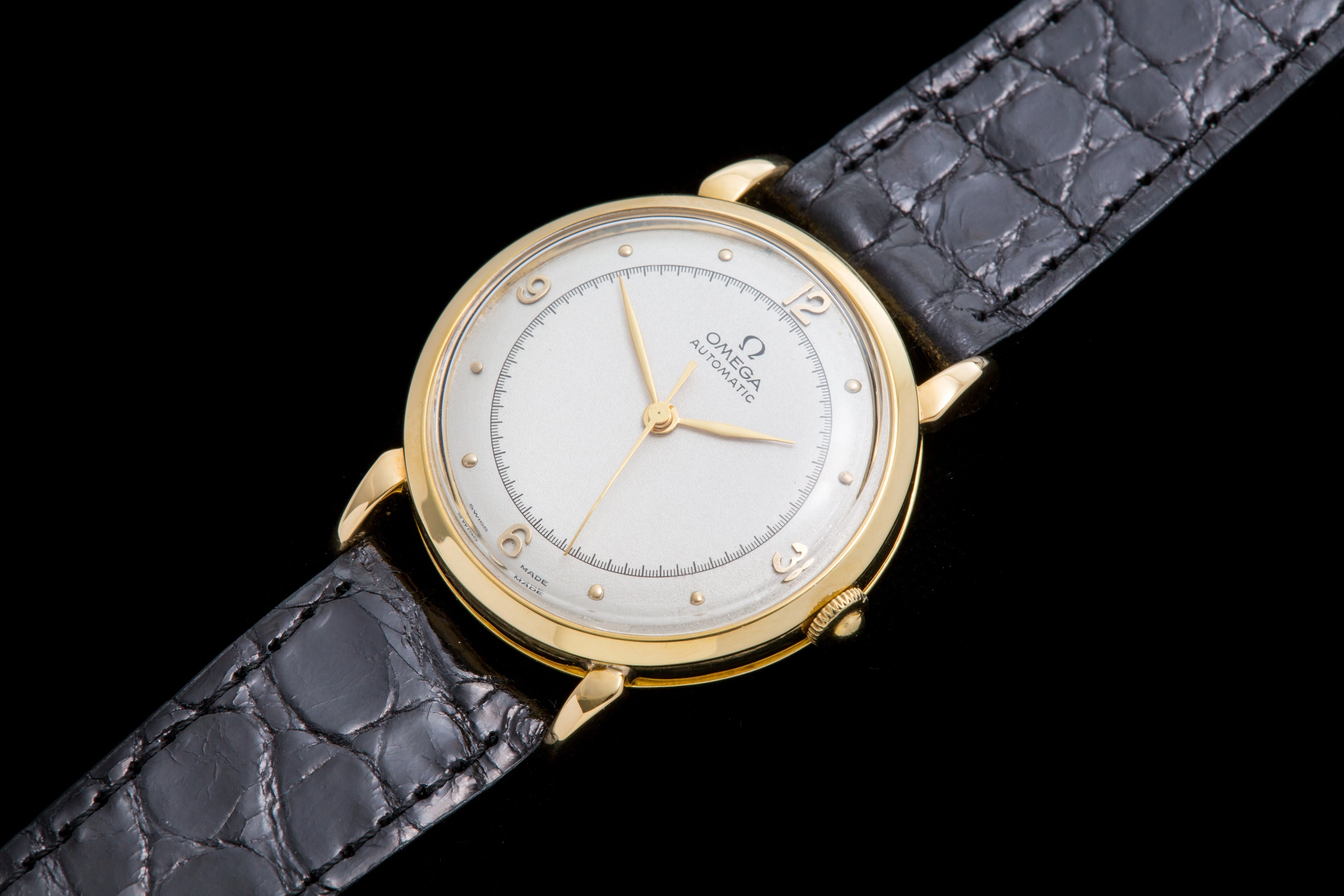 Omega 18ct gold gents automatic dress watch