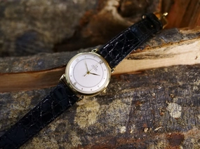 Omega 18ct gold gents automatic dress watch