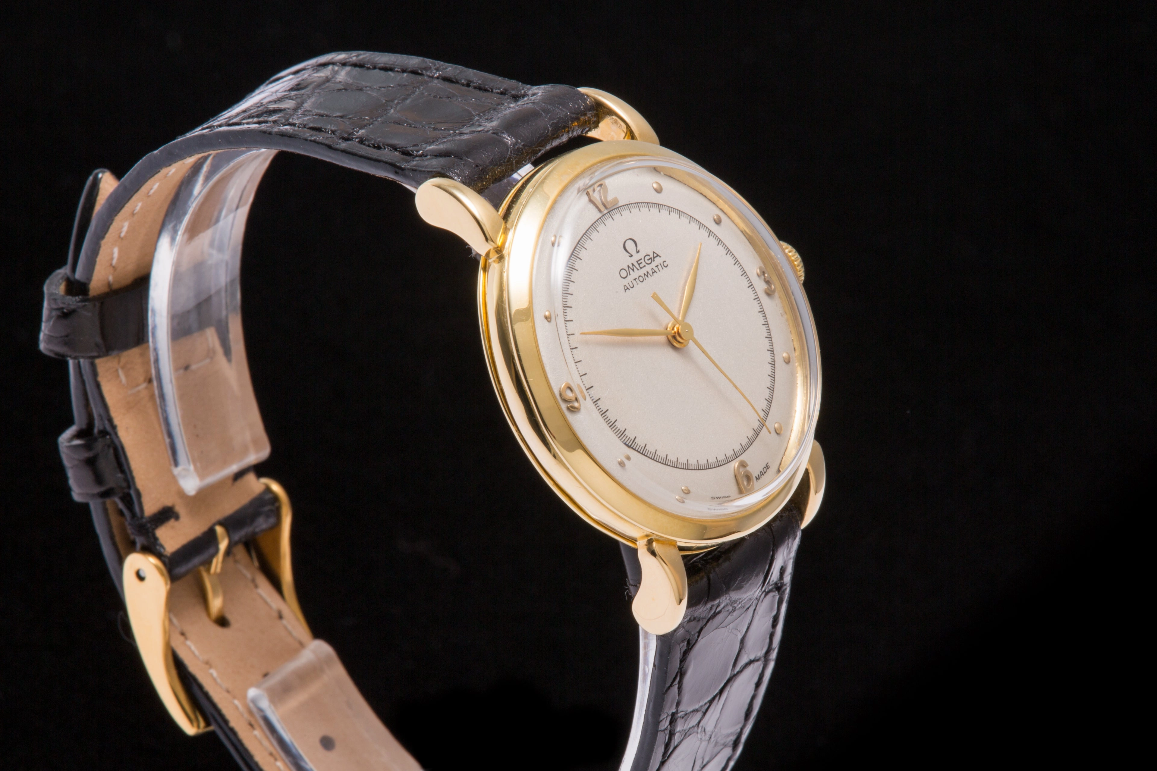 Omega 18ct gold gents automatic dress watch