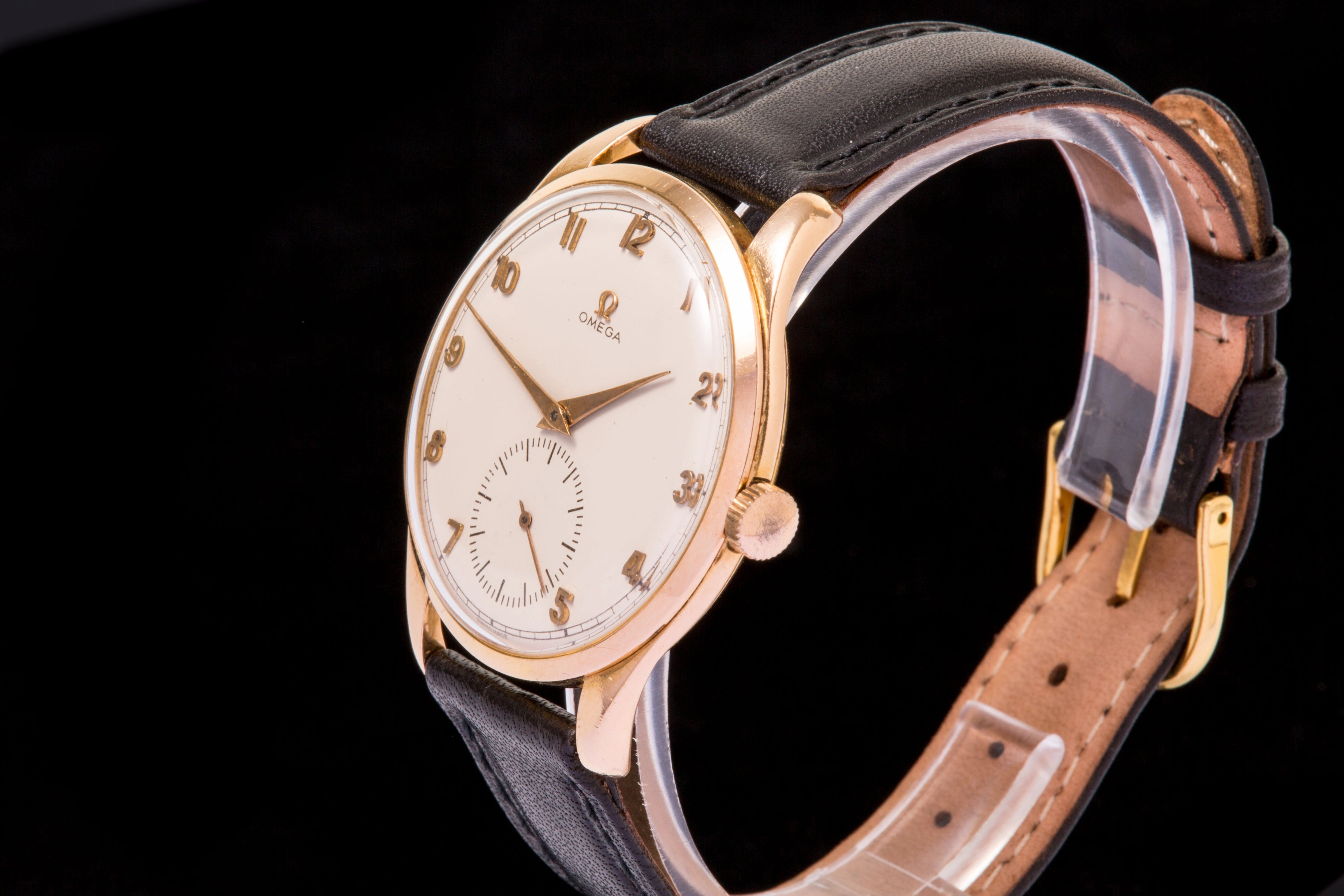 Omega 18ct Gold gents dress watch