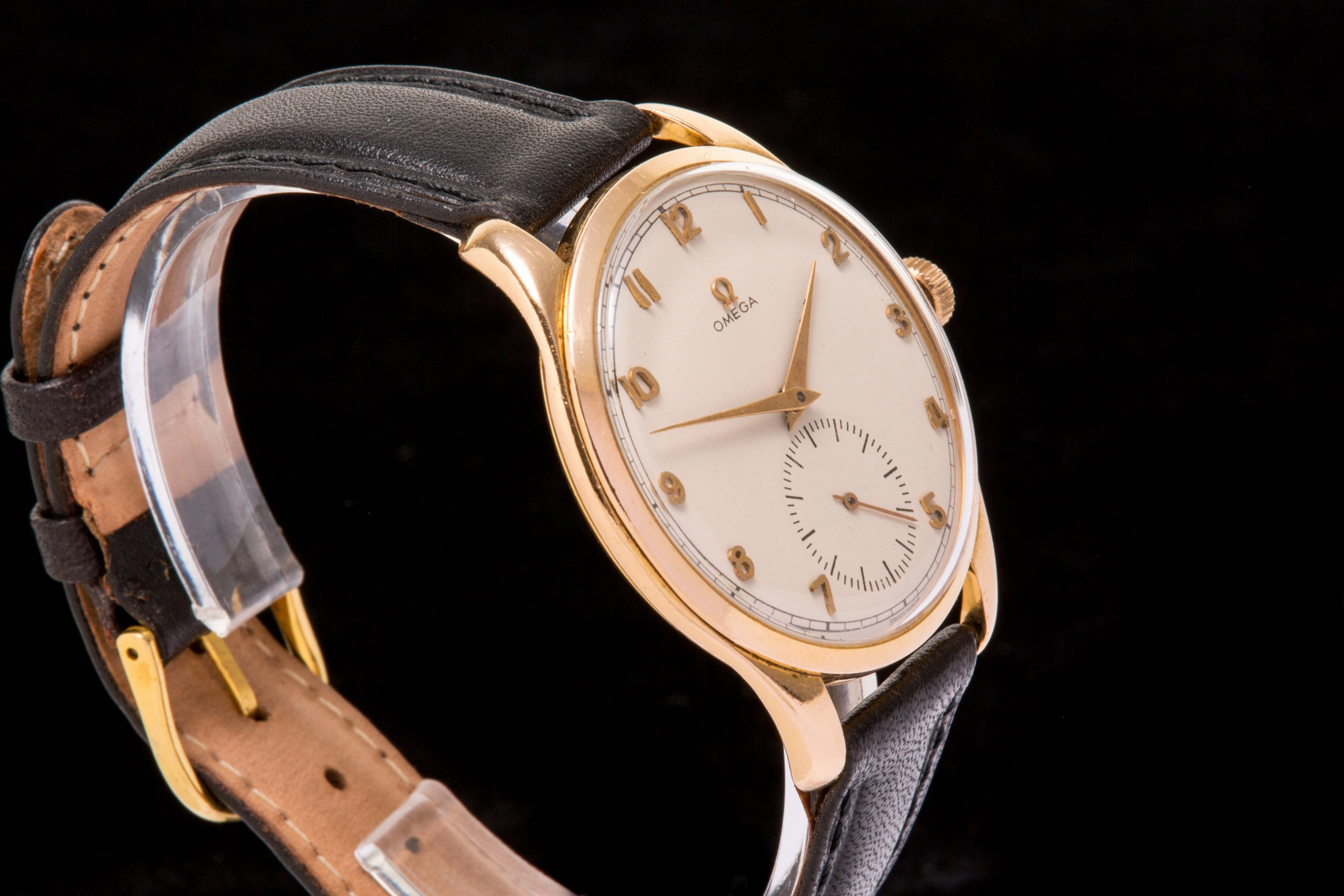 Omega 18ct Gold gents dress watch