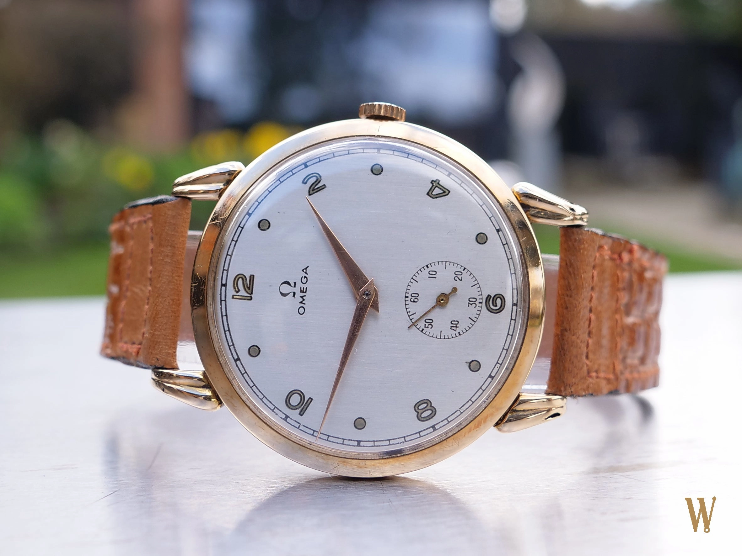 Omega 18ct Gold Gents Jumbo dress watch