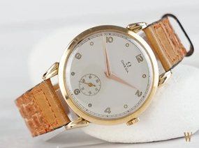 Omega 18ct Gold Gents Jumbo dress watch