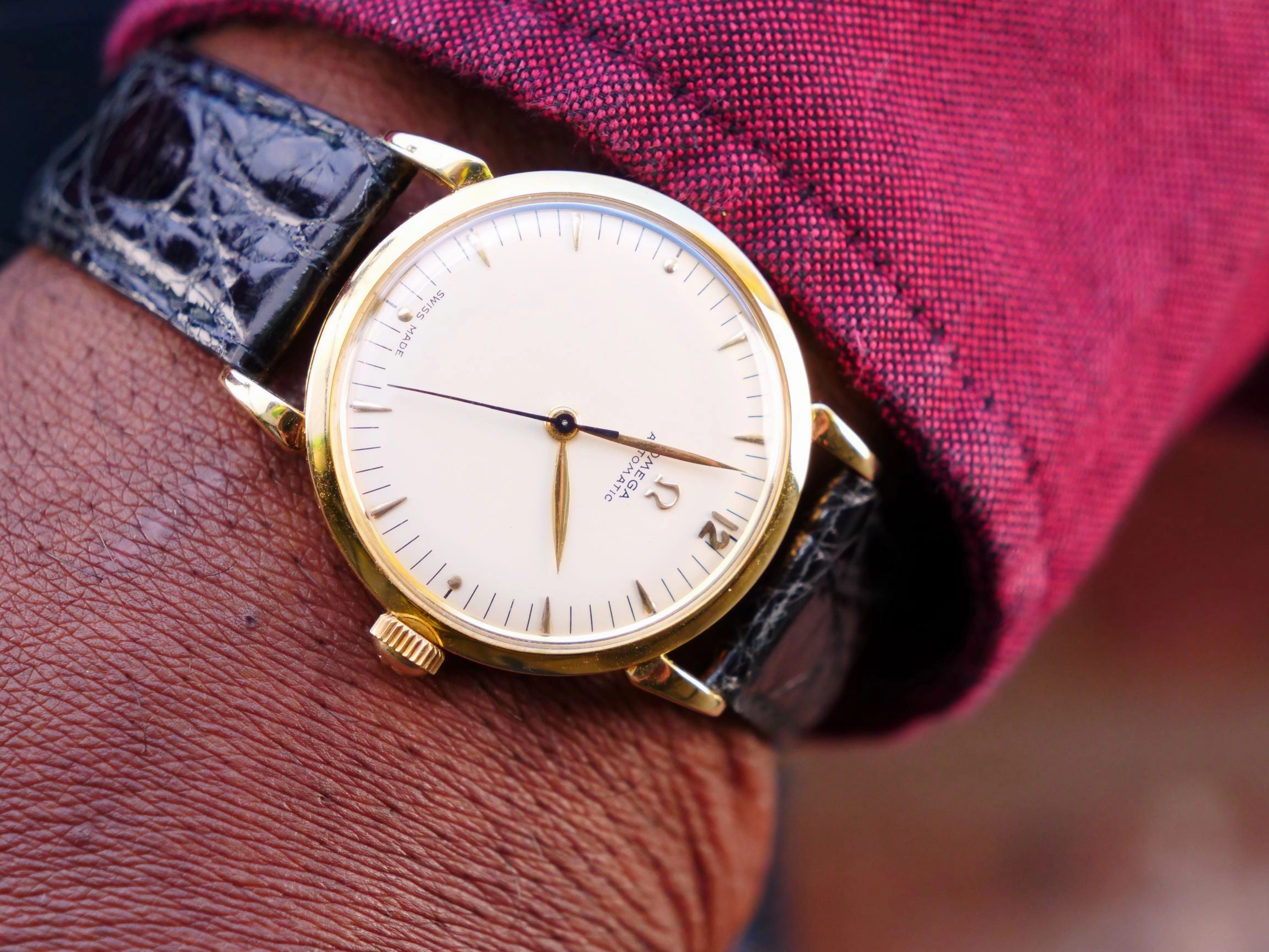 Omega 18ct Gold Vintage Dress Watch