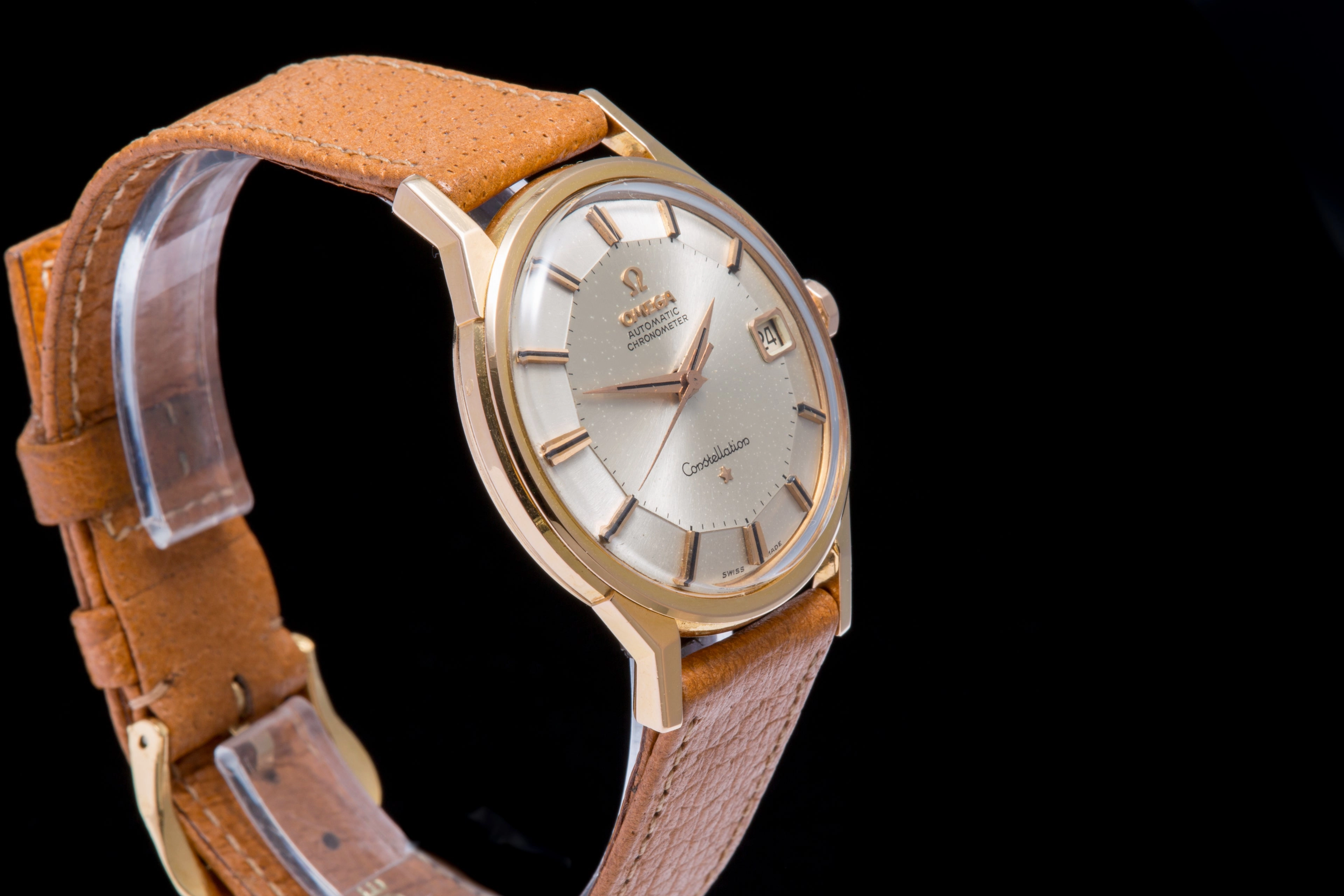 Omega 18K rose gold Omega Constellation