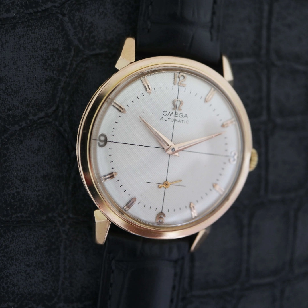 Omega 2709 18k Gold, 1953 Vintage Watch