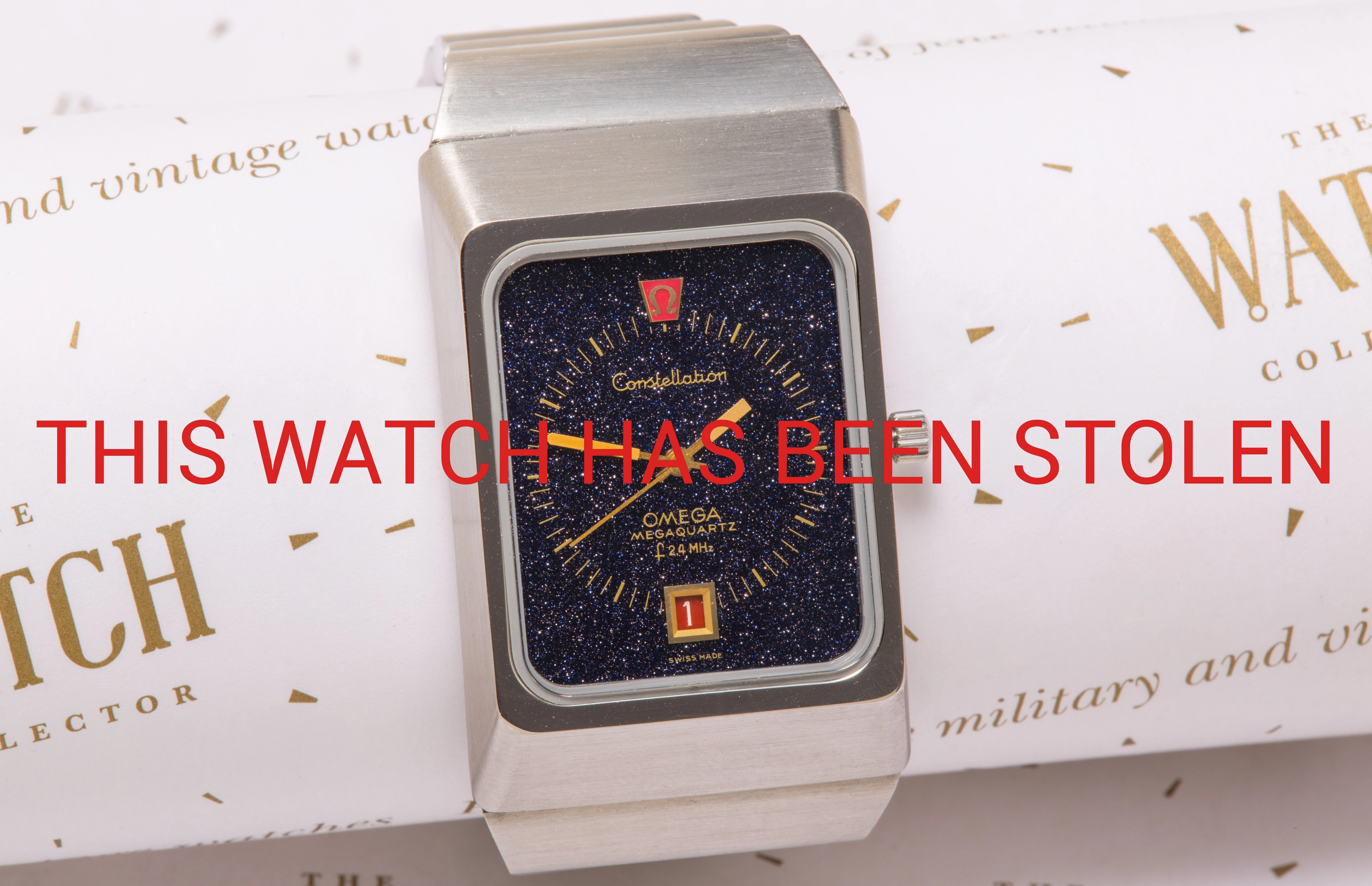 Omega 2.4 MHz Stardust Very Rare dial