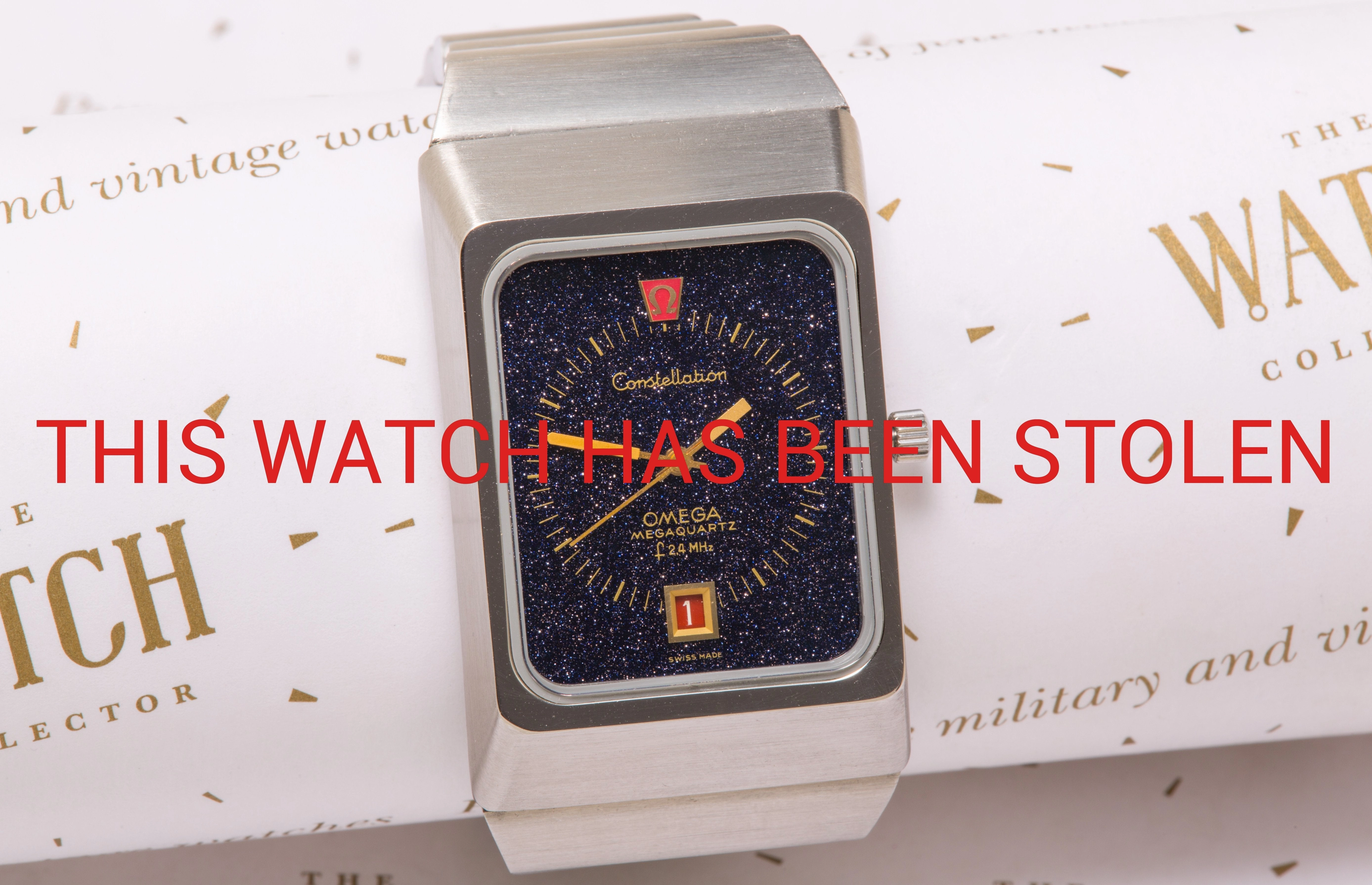 Omega 2.4 MHz Stardust Very Rare dial