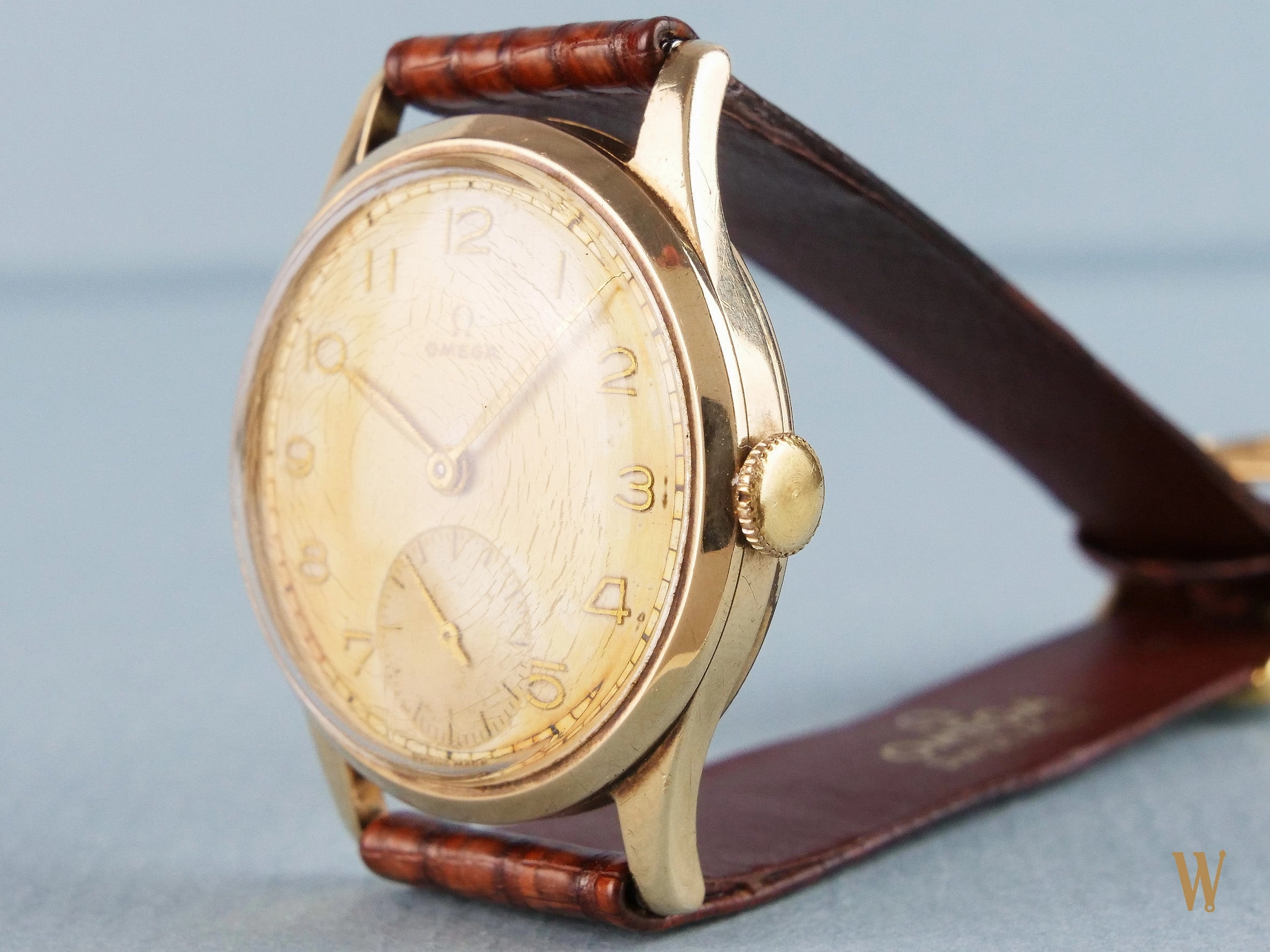 Omega 30T2 Solid Gold Dress Watch