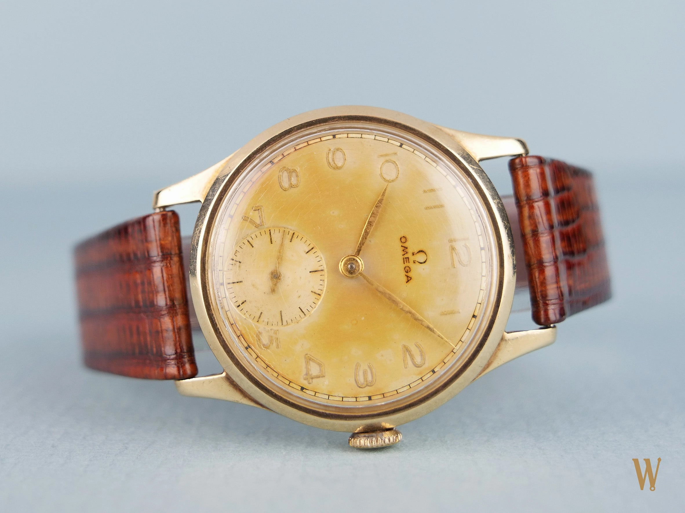 Omega 30T2 Solid Gold Dress Watch