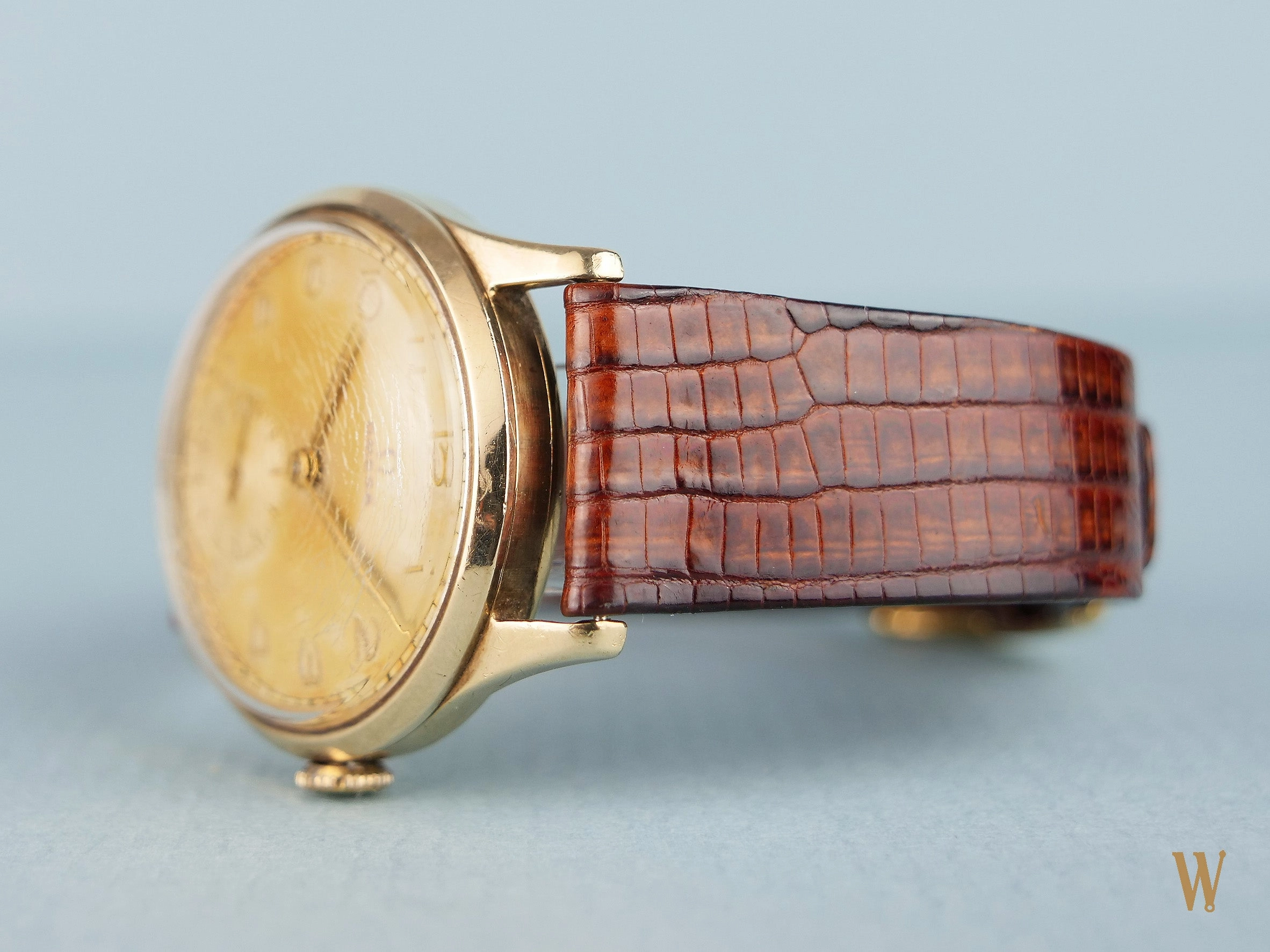 Omega 30T2 Solid Gold Dress Watch
