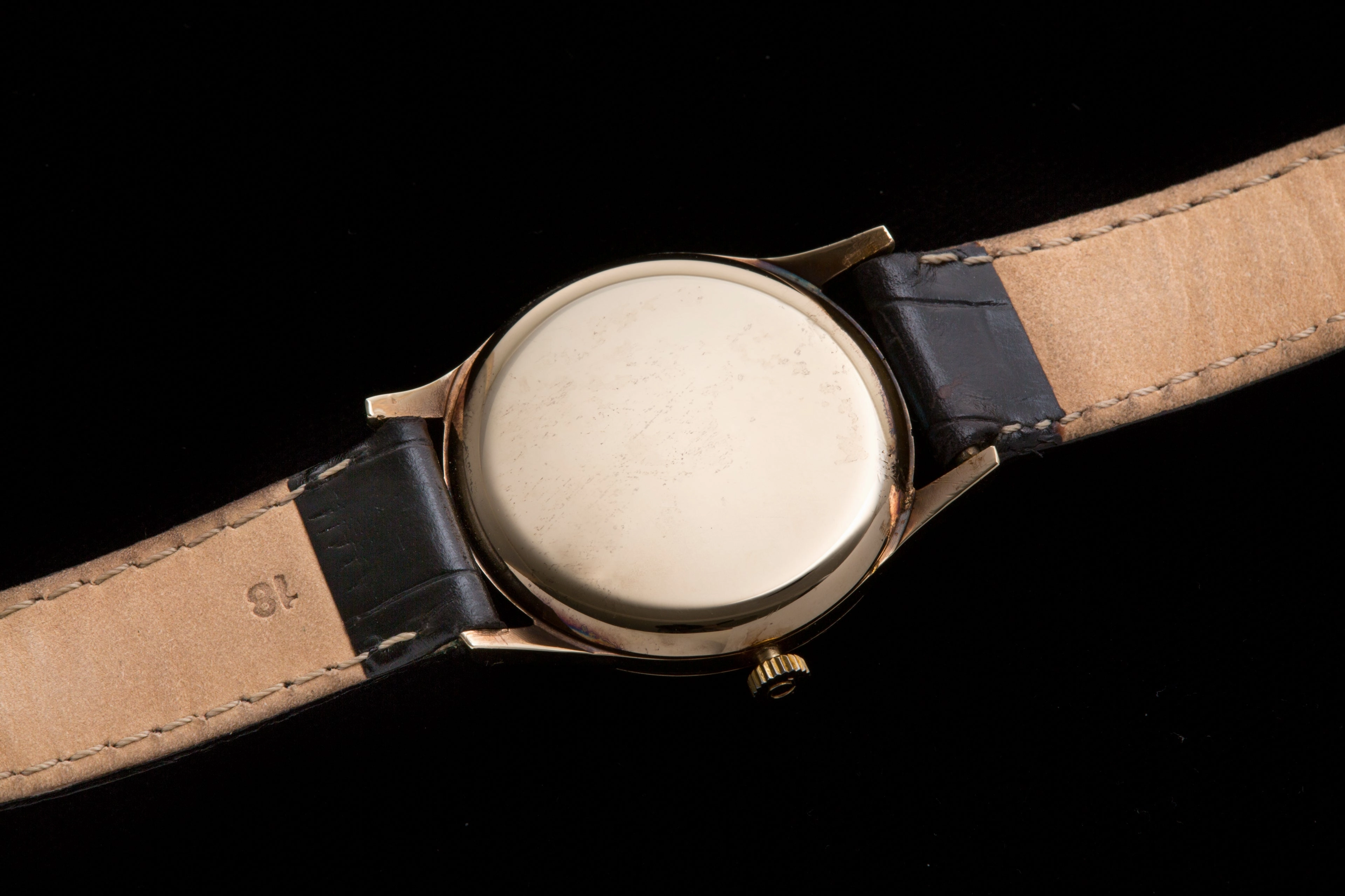 Omega 9 ct gold gents dress watch