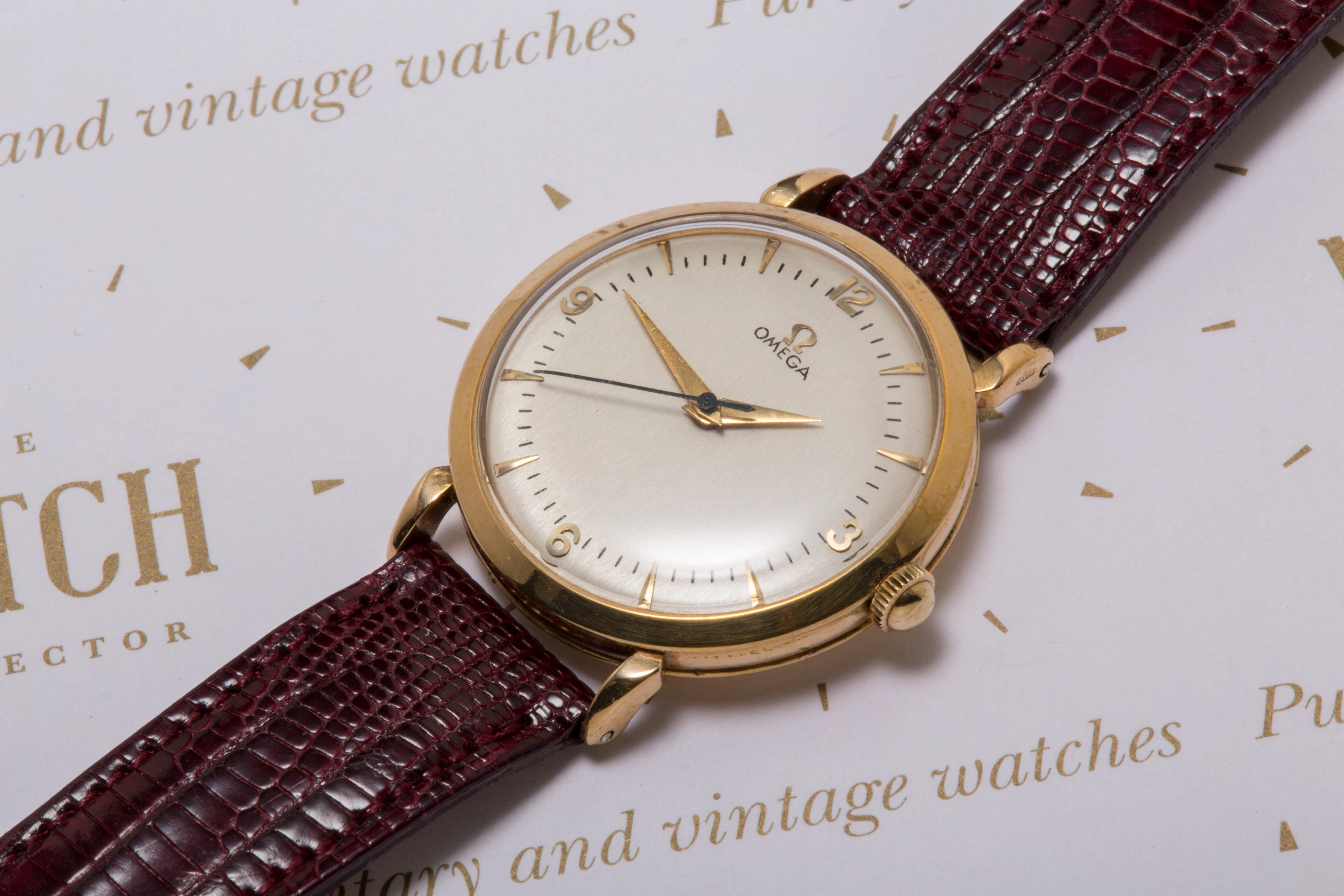Omega 9 ct Gold vintage dress watch