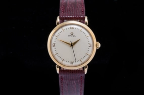 Omega 9 ct Gold vintage dress watch