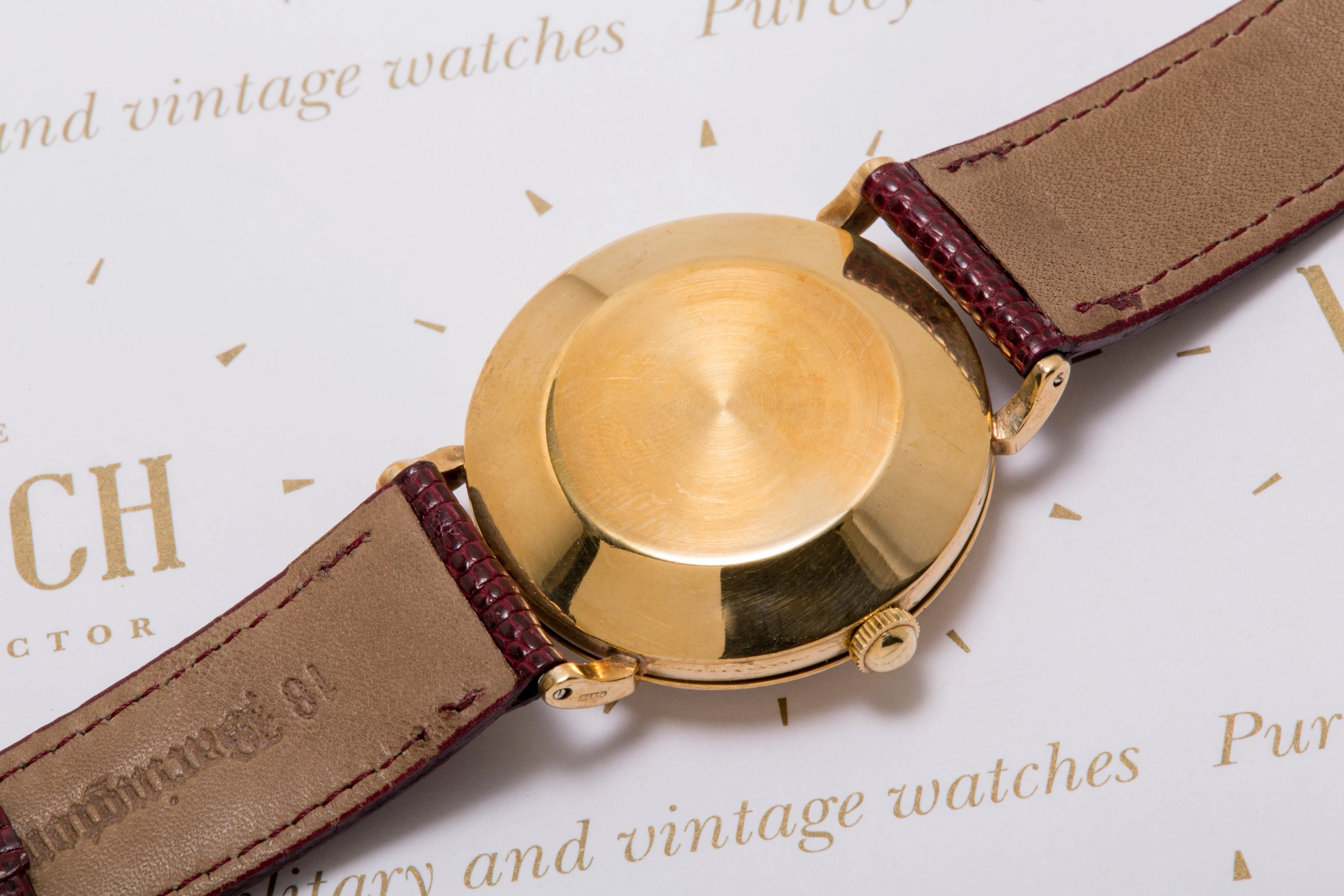 Omega 9 ct Gold vintage dress watch