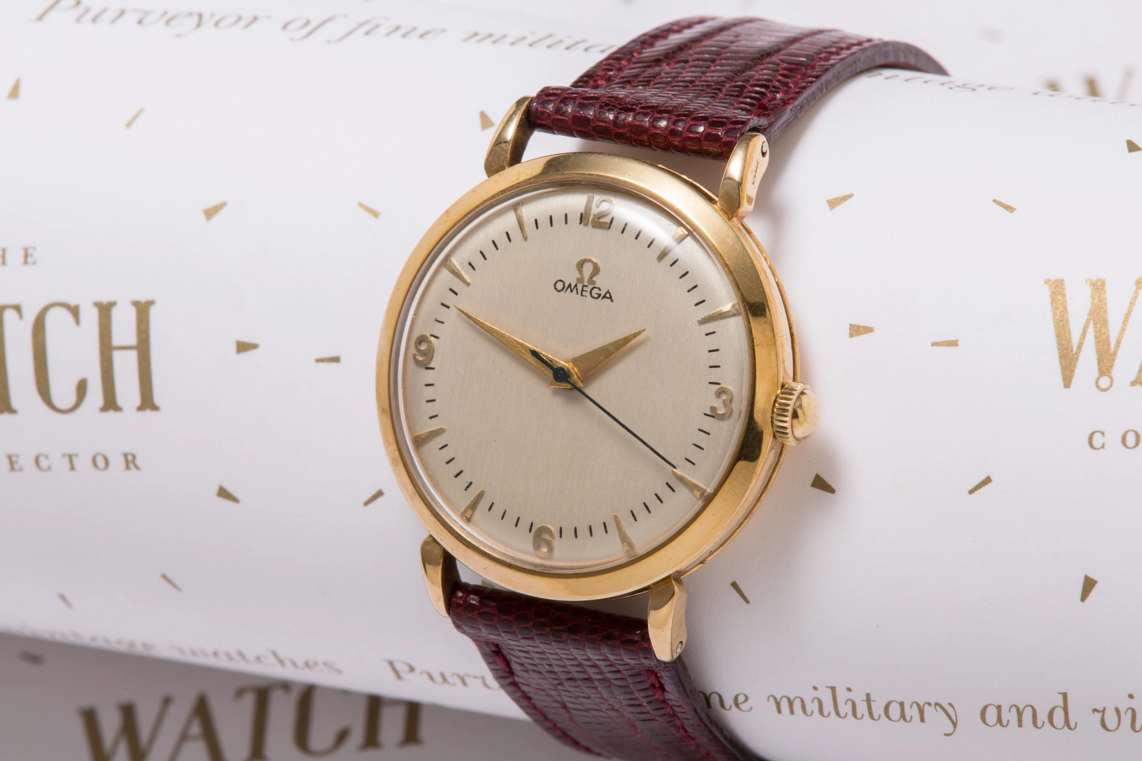 Omega 9 ct Gold vintage dress watch
