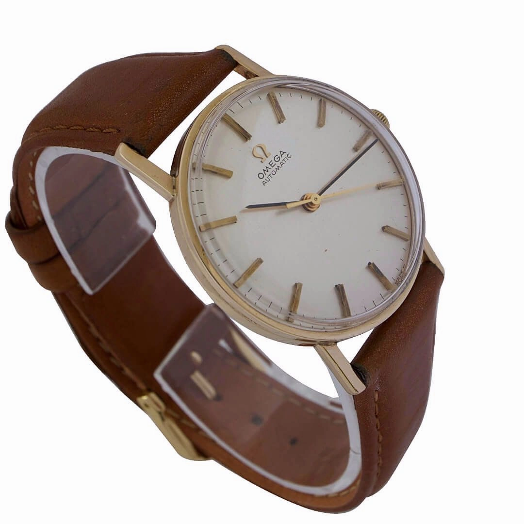 Omega 9ct Gold 1960's Men's Vintage Watch