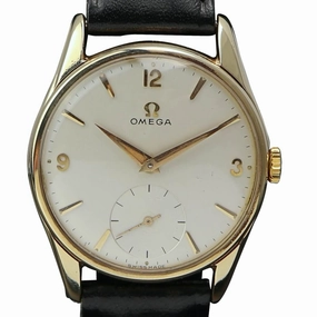 Omega 9ct Gold, Dennison Case, 1960 Men's Vintage Watch