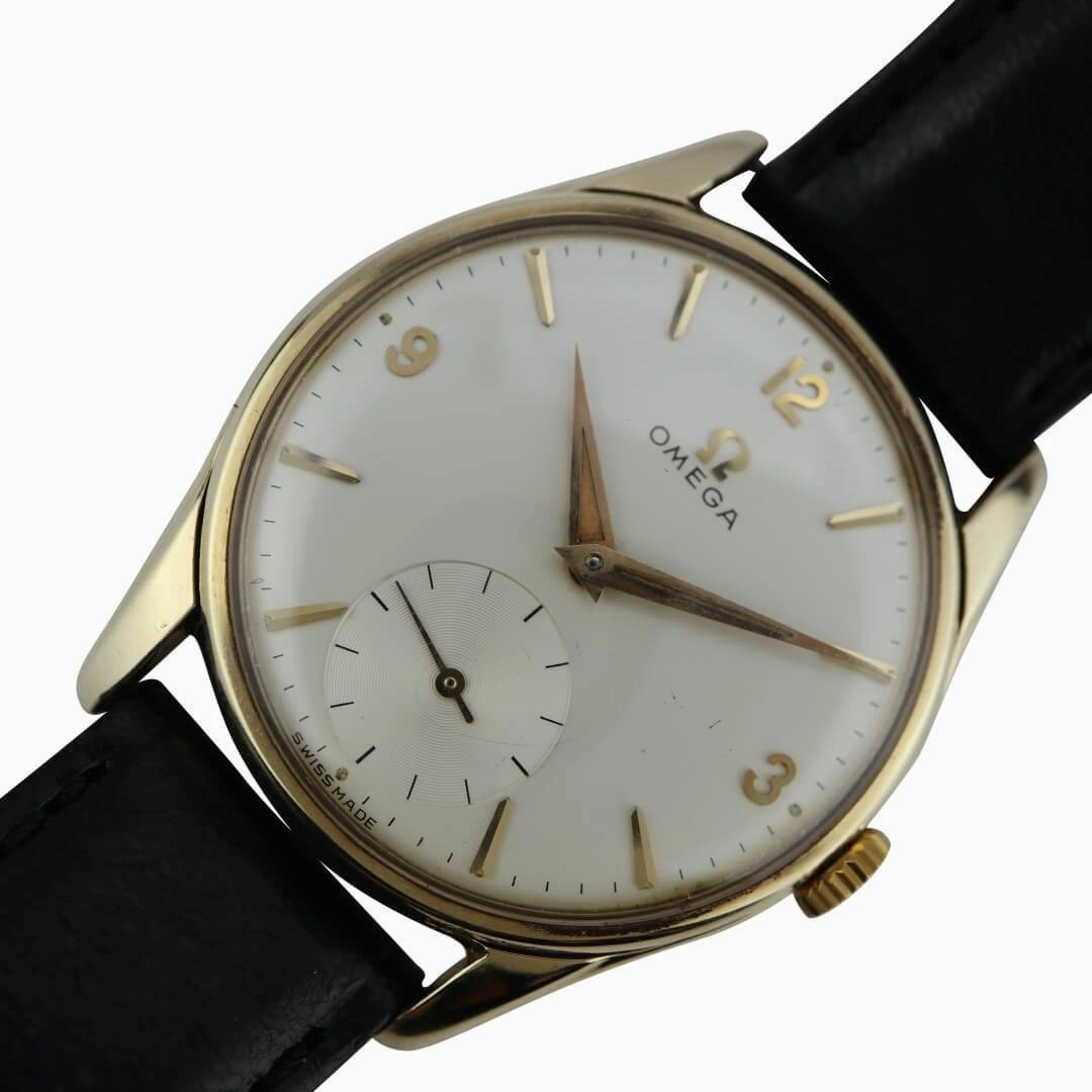 Omega 9ct Gold, Dennison Case, 1960 Men's Vintage Watch