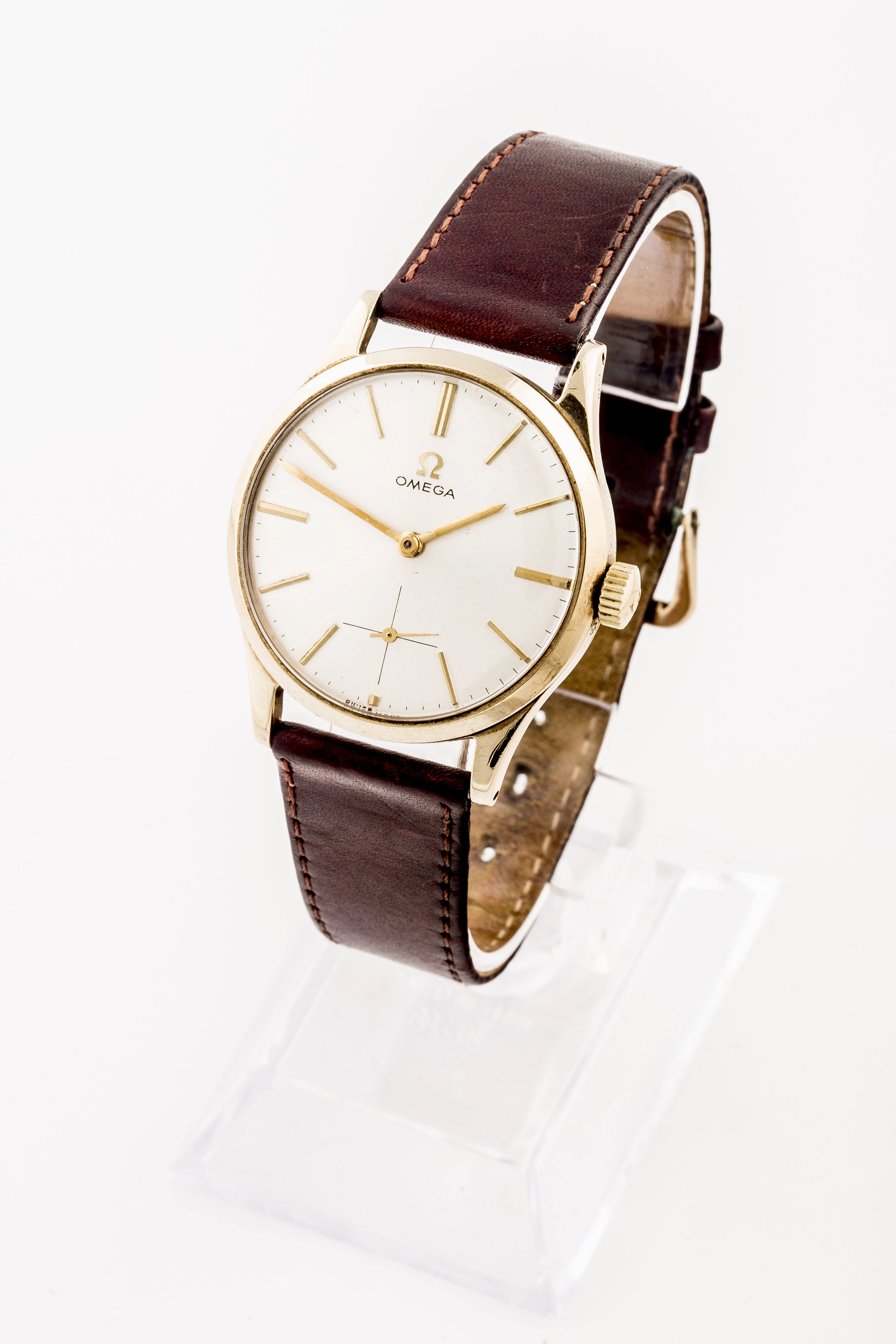 Omega 9ct gold manual wind SOLD
