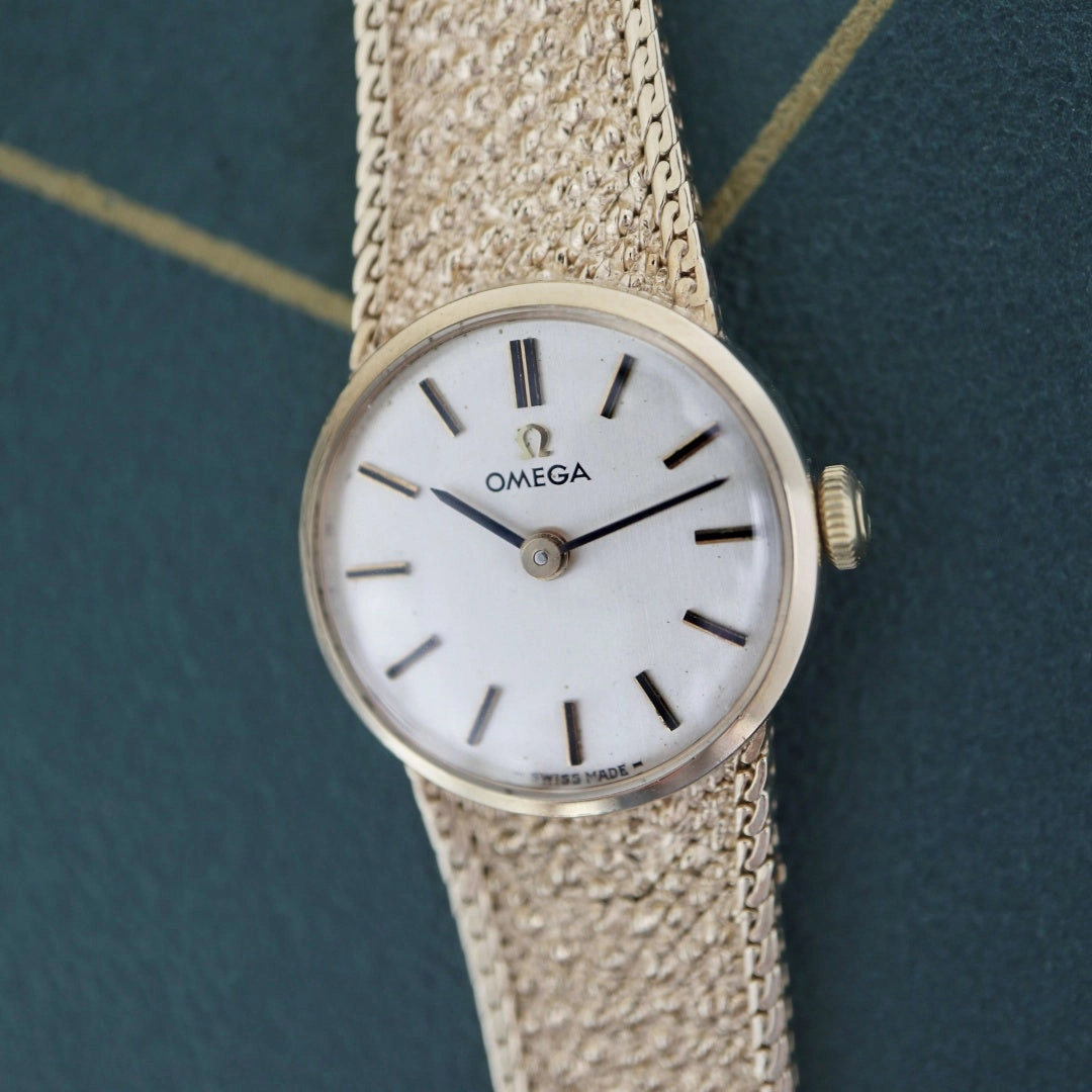 Omega 9k Gold Ladies Cocktail Watch, 1972