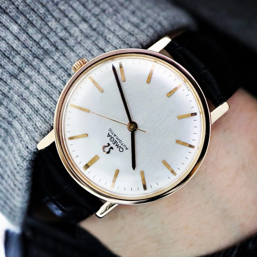 Omega Automatic Ref.161.009 18k Gold Men's Vintage Watch
