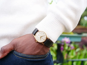 Omega Cal 265 "Tressor" solid 14 ct gold SOLD