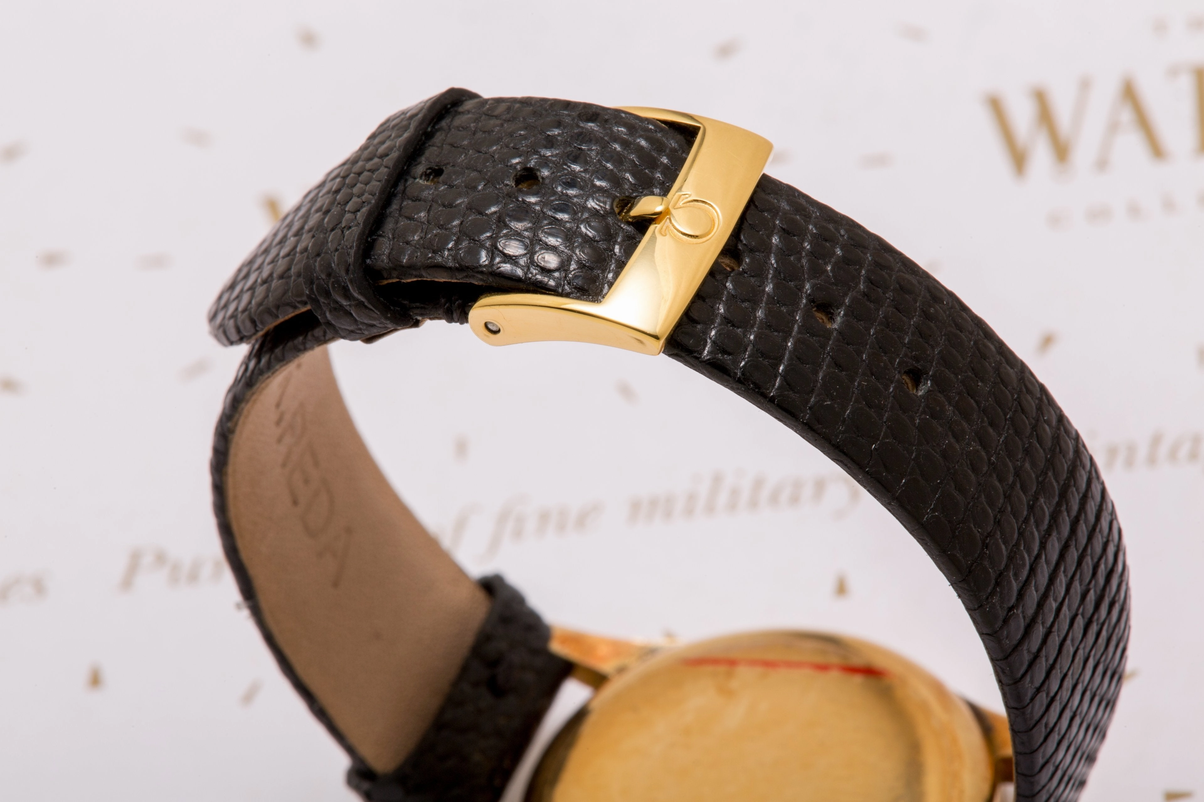 Omega Cal 265 "Tressor" solid 14 ct gold SOLD
