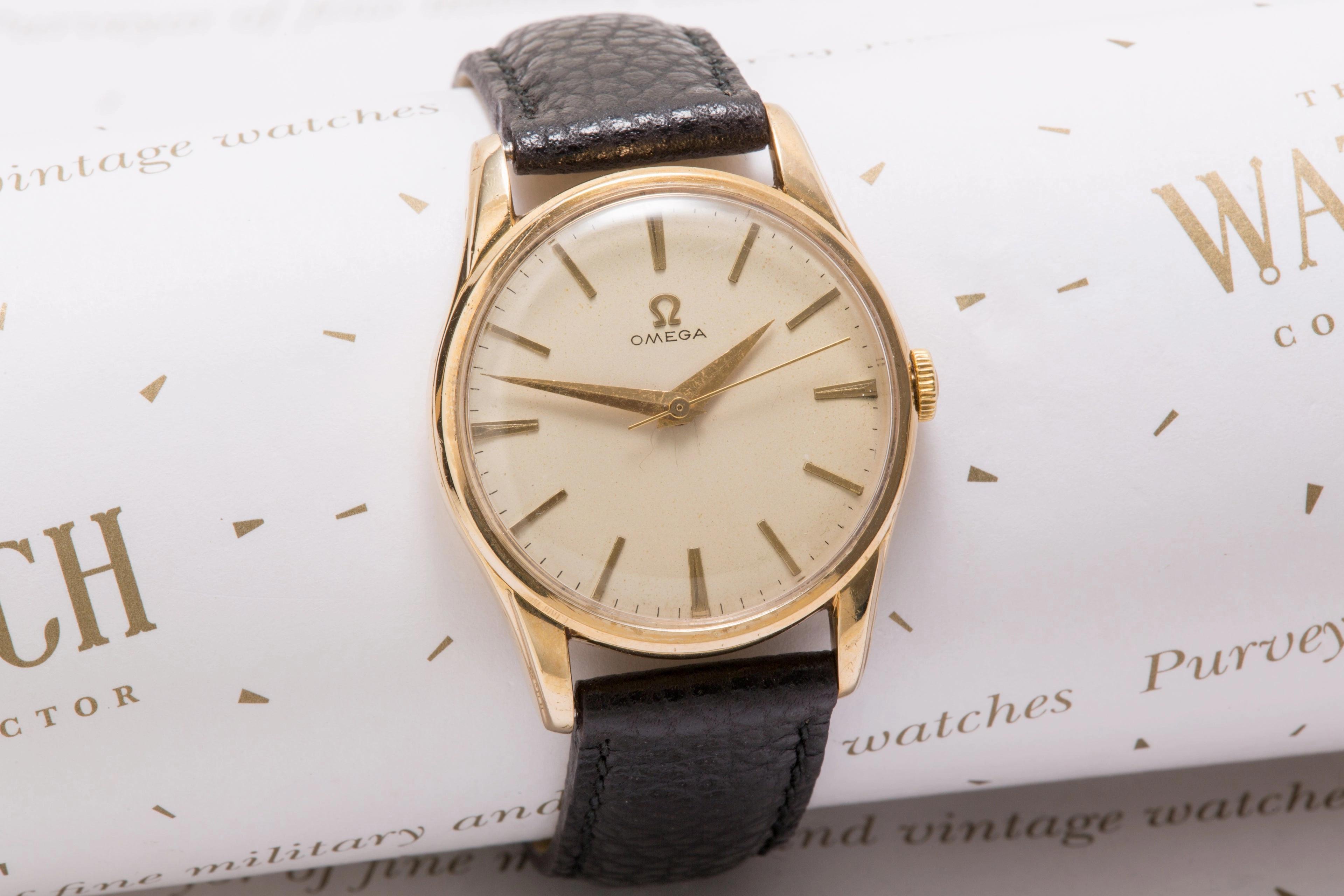 Omega Cal 286  9 ct Gold Denison case - SOLD