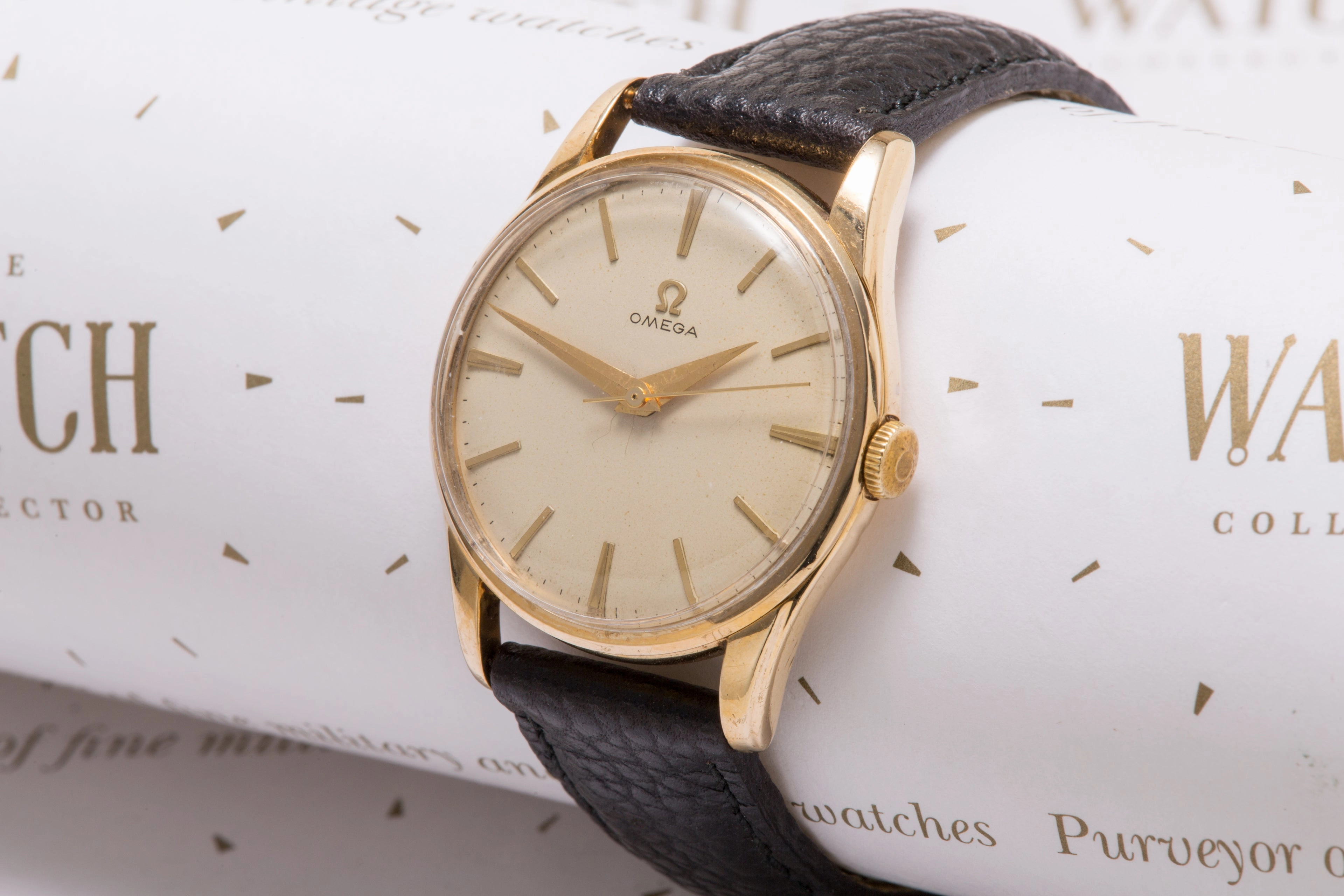 Omega Cal 286  9 ct Gold Denison case - SOLD