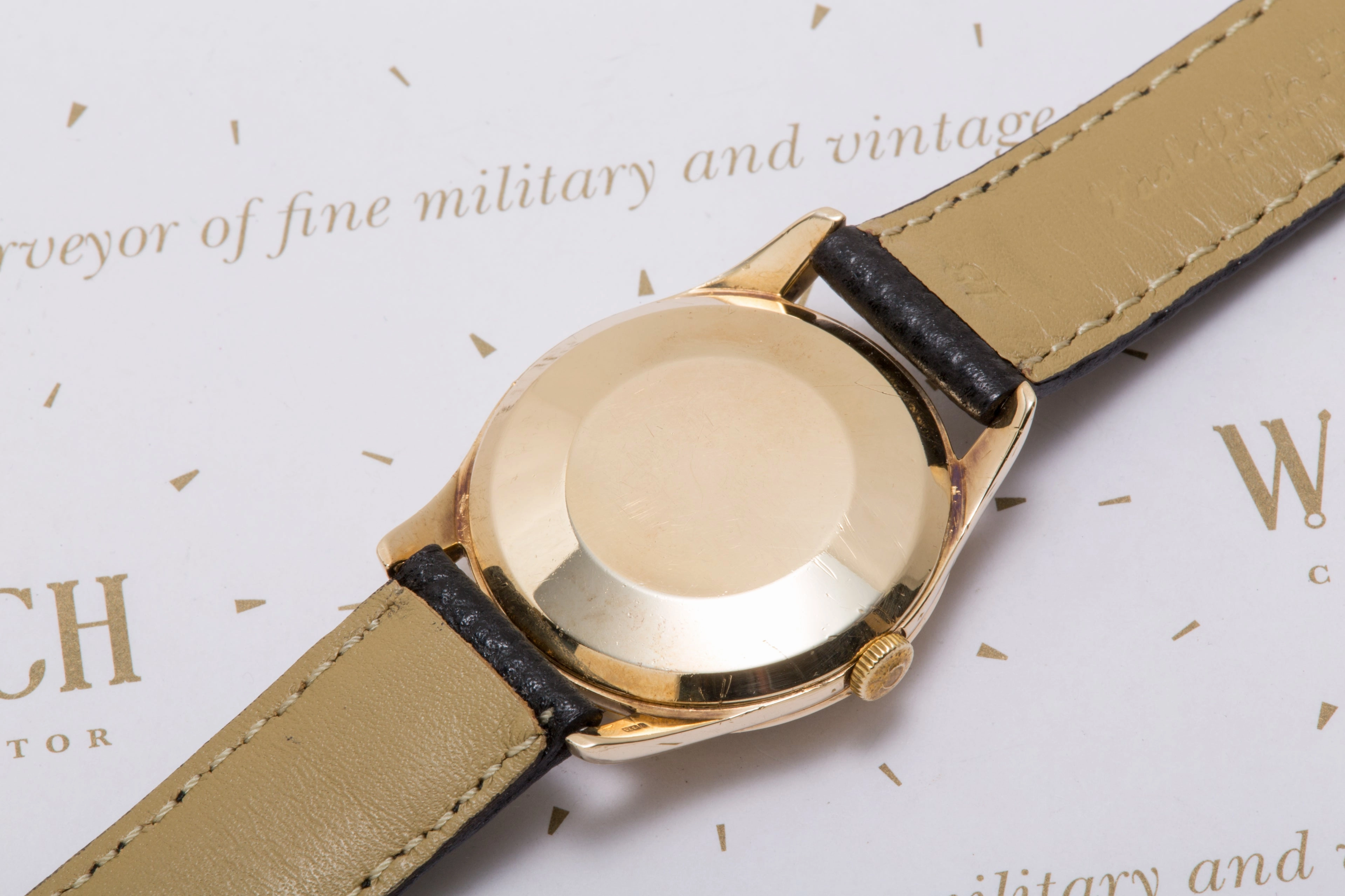 Omega Cal 286  9 ct Gold Denison case - SOLD