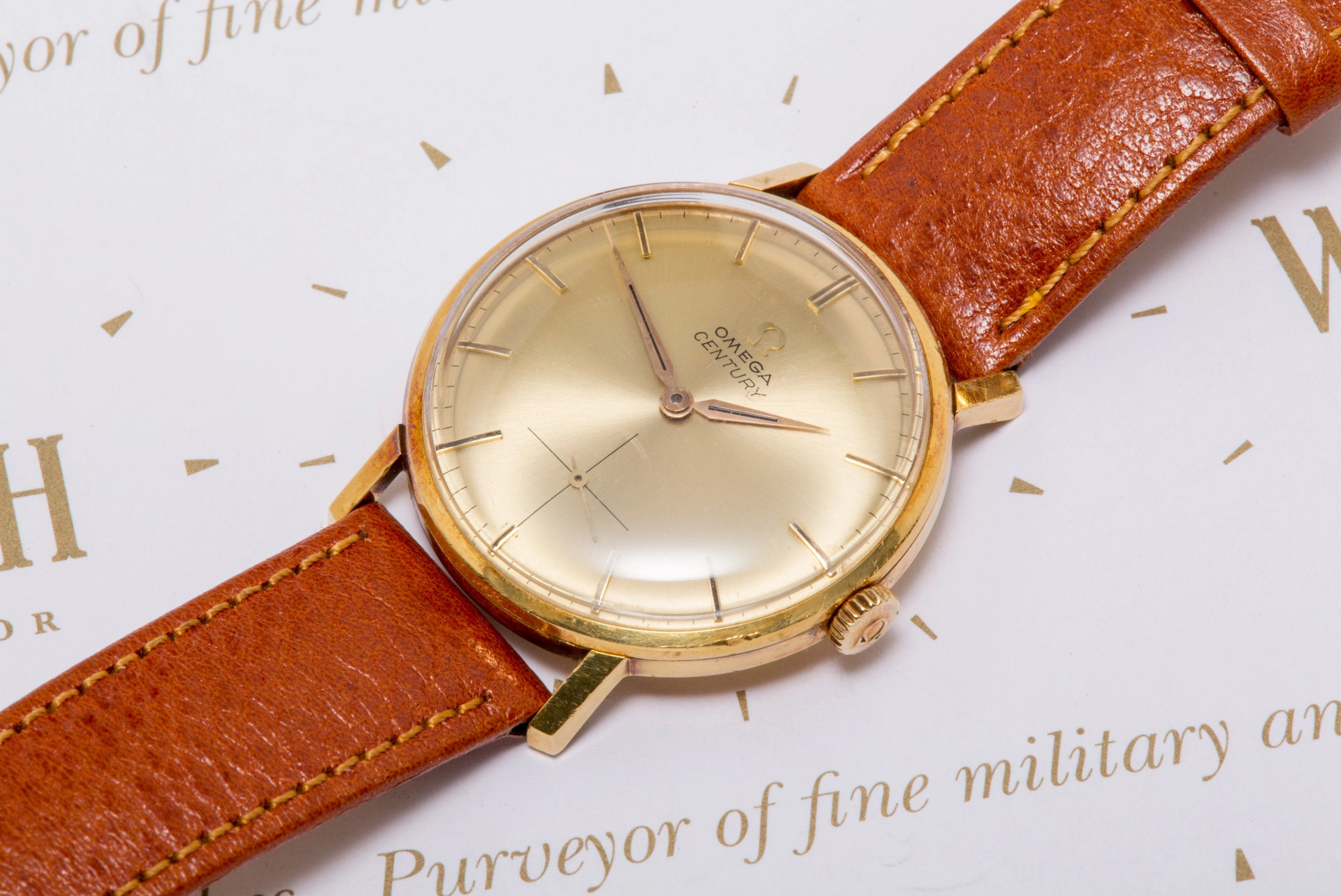 Omega Century 18ct gold