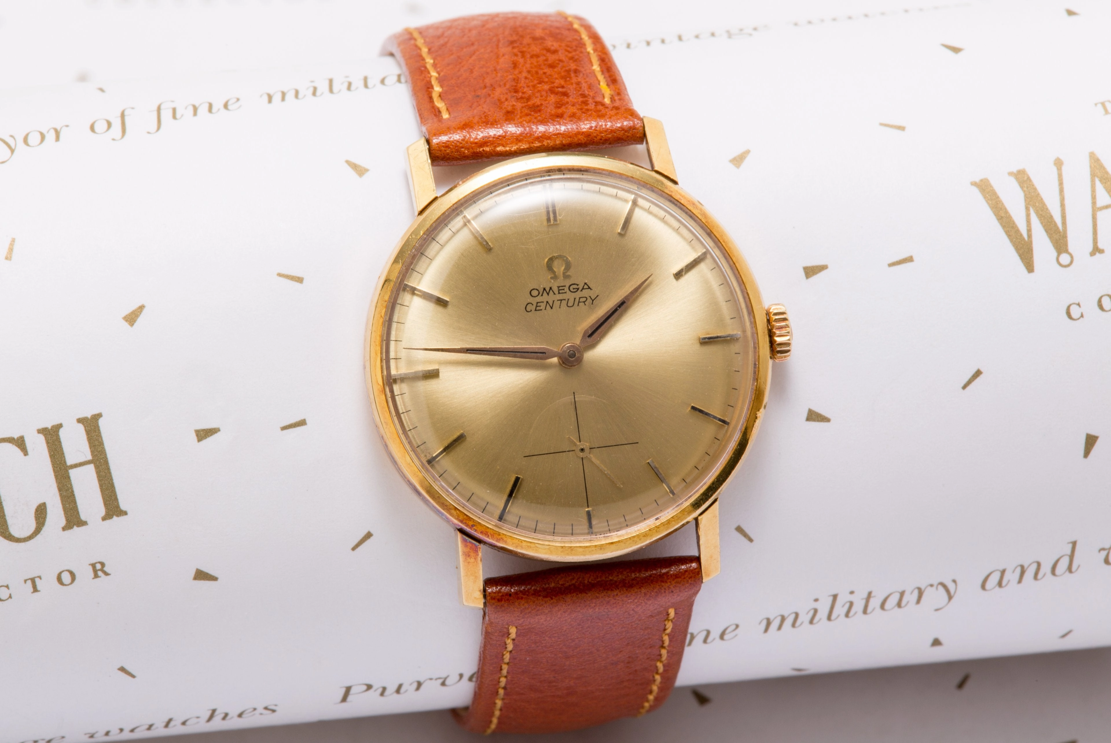 Omega Century 18ct gold