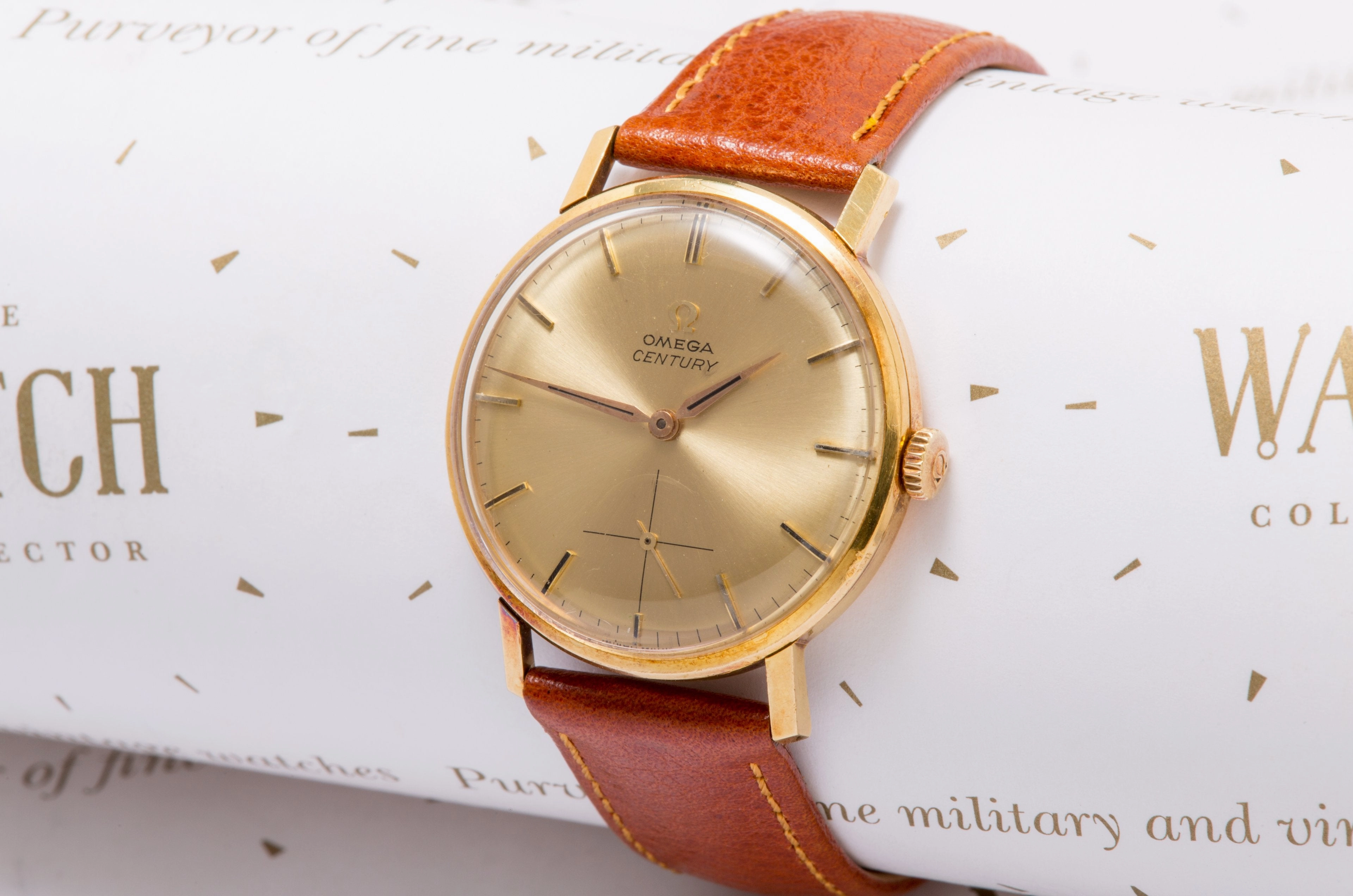 Omega Century 18ct gold