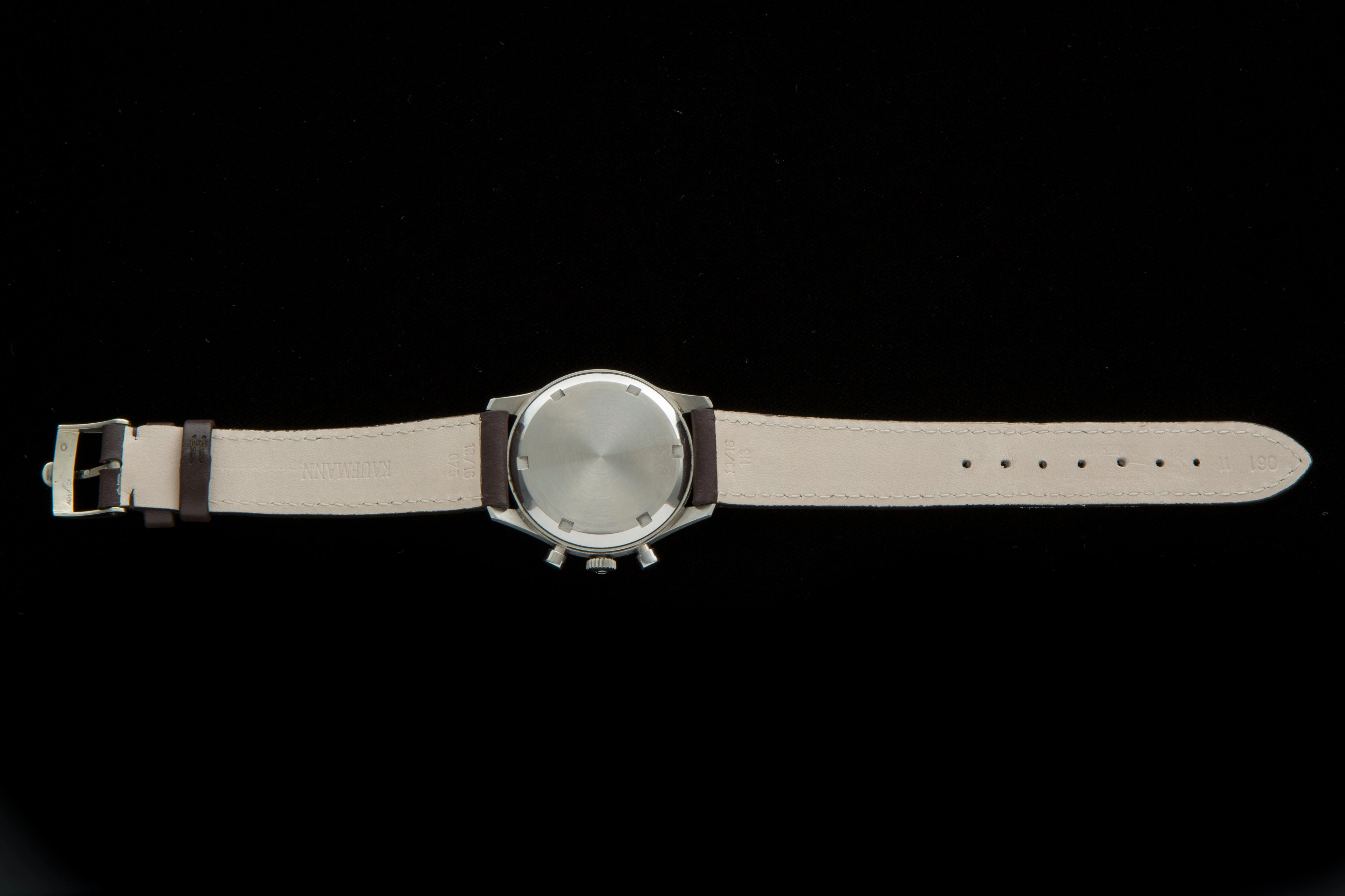 Omega chronograph Ref 2451 with extract from the archives